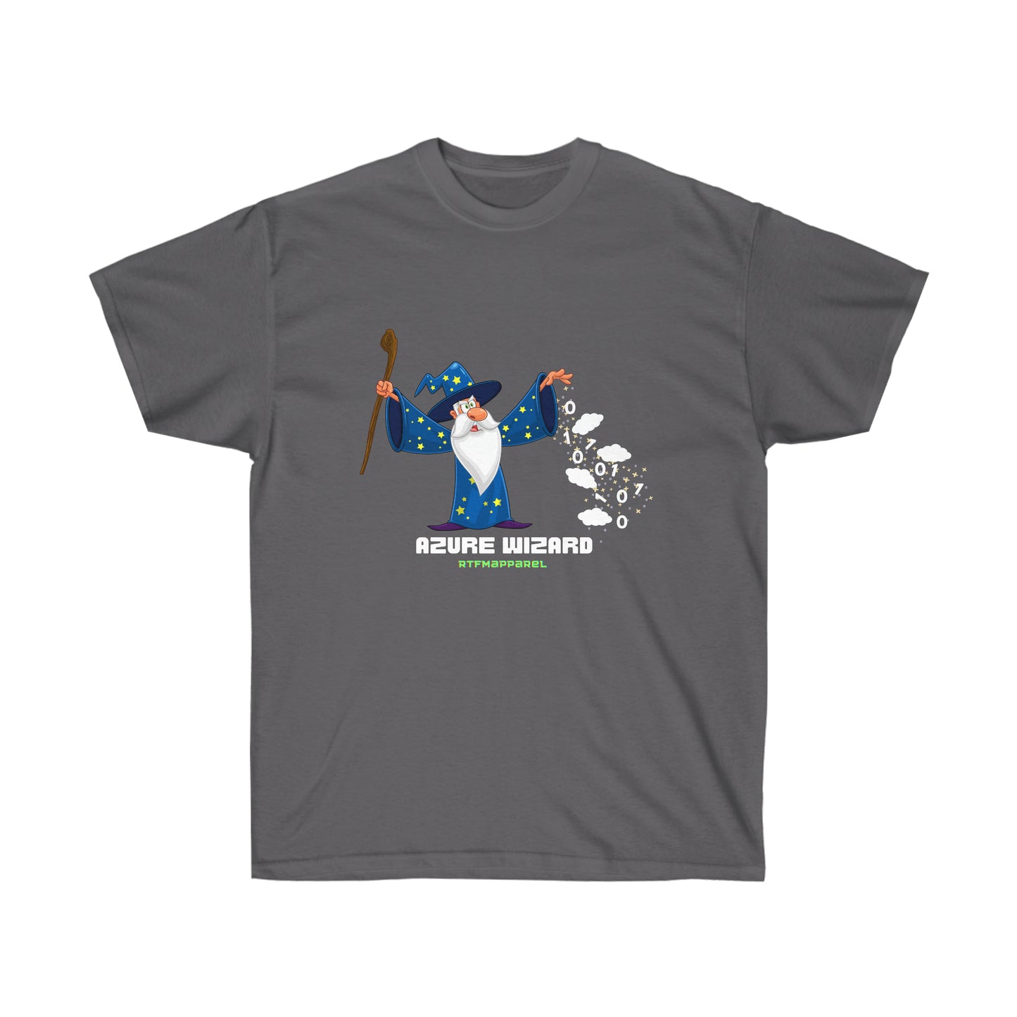 Azure Wizard, Sysadmin, Cloud Engineer, Architect, Azure, IT Support, Sysadmin Funny Tshirt