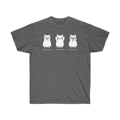 See No Issues, Fix no Issues - Helpdesk, Sysadmin, Cloud Engineer, Architect, Azure, AWS, Network admin, Server Admin Funny Tshirt
