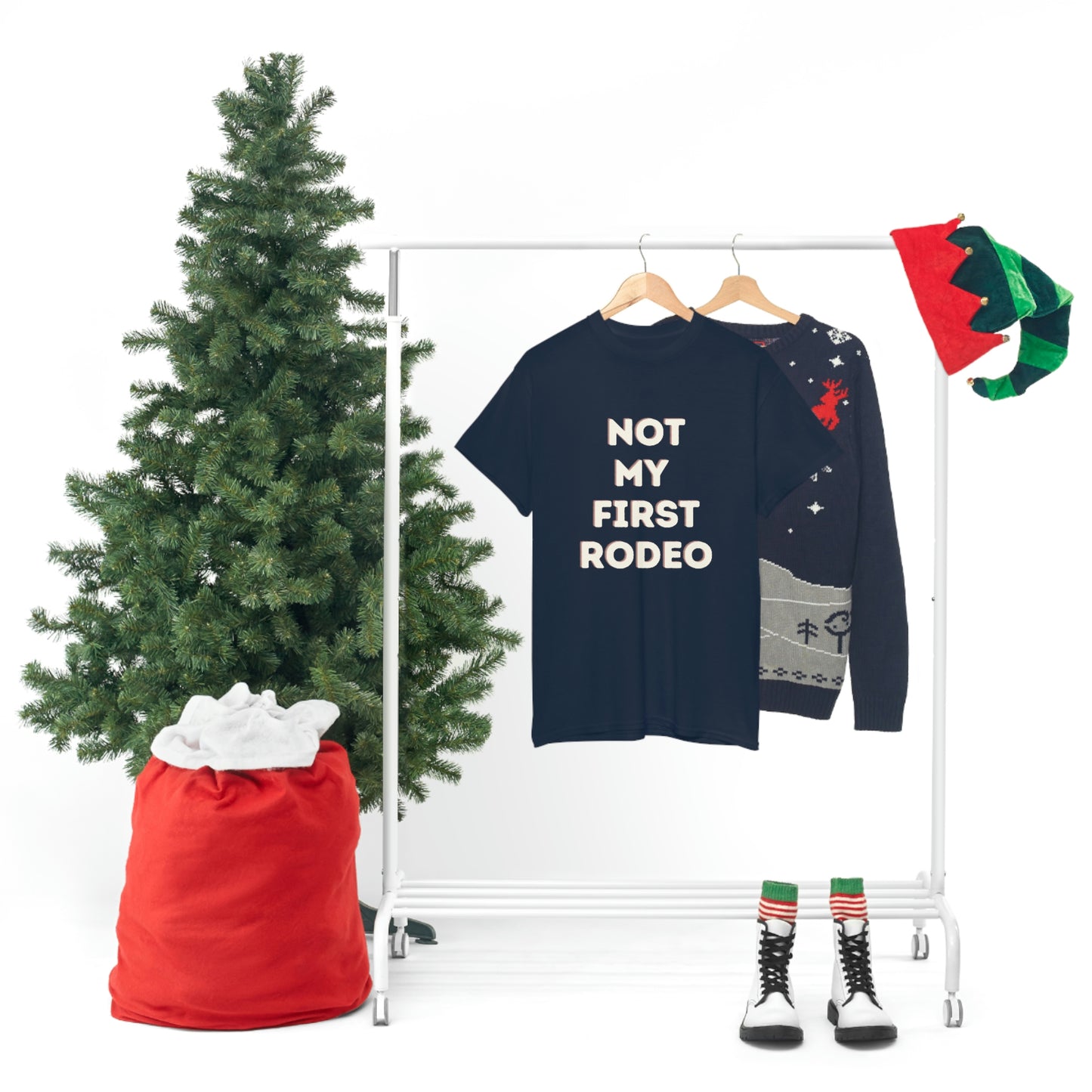 "Not My First Rodeo" Funny, Sysadmin, Geek, Gamer, Developer, Gift Cotton Tee