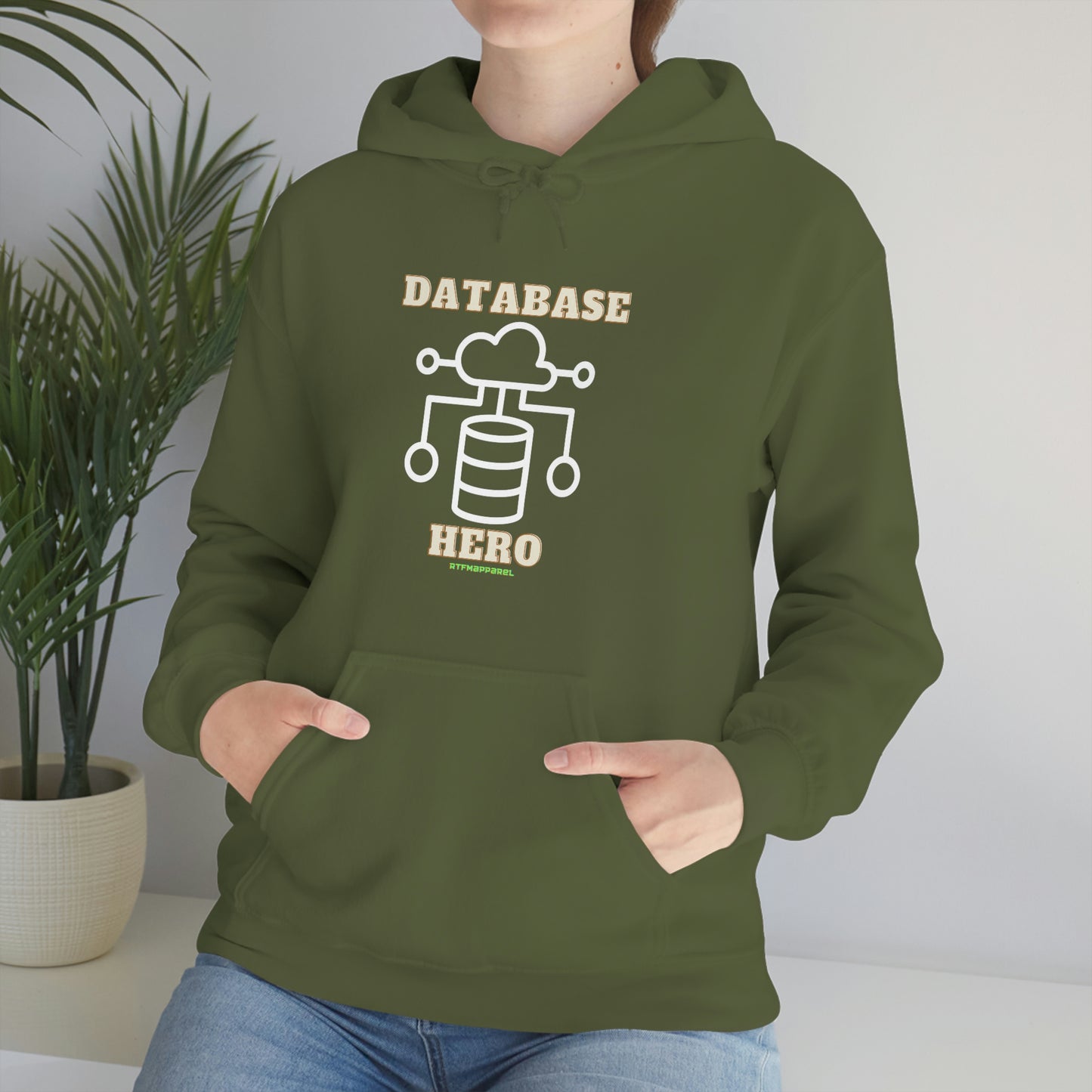 Database Hero - Funny DBA, SQL, Data Science Hoodie