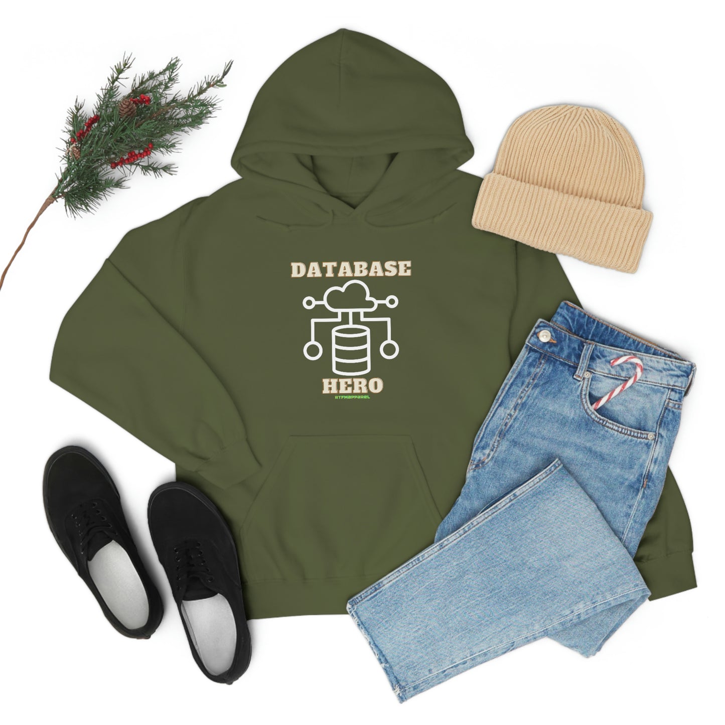 Database Hero - Funny DBA, SQL, Data Science Hoodie