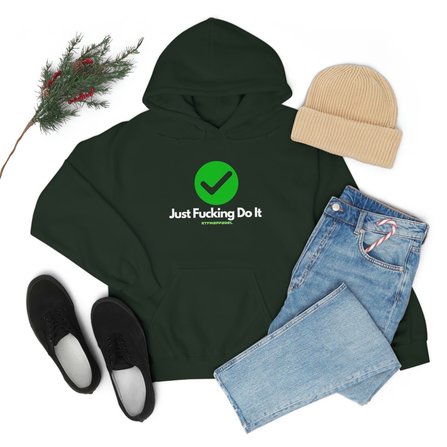 JFDI, Just do it, Funny, Sysadmin, Geek, Project Manager, Explicit, Developer, Gift, Unisex Hooded Sweatshirt