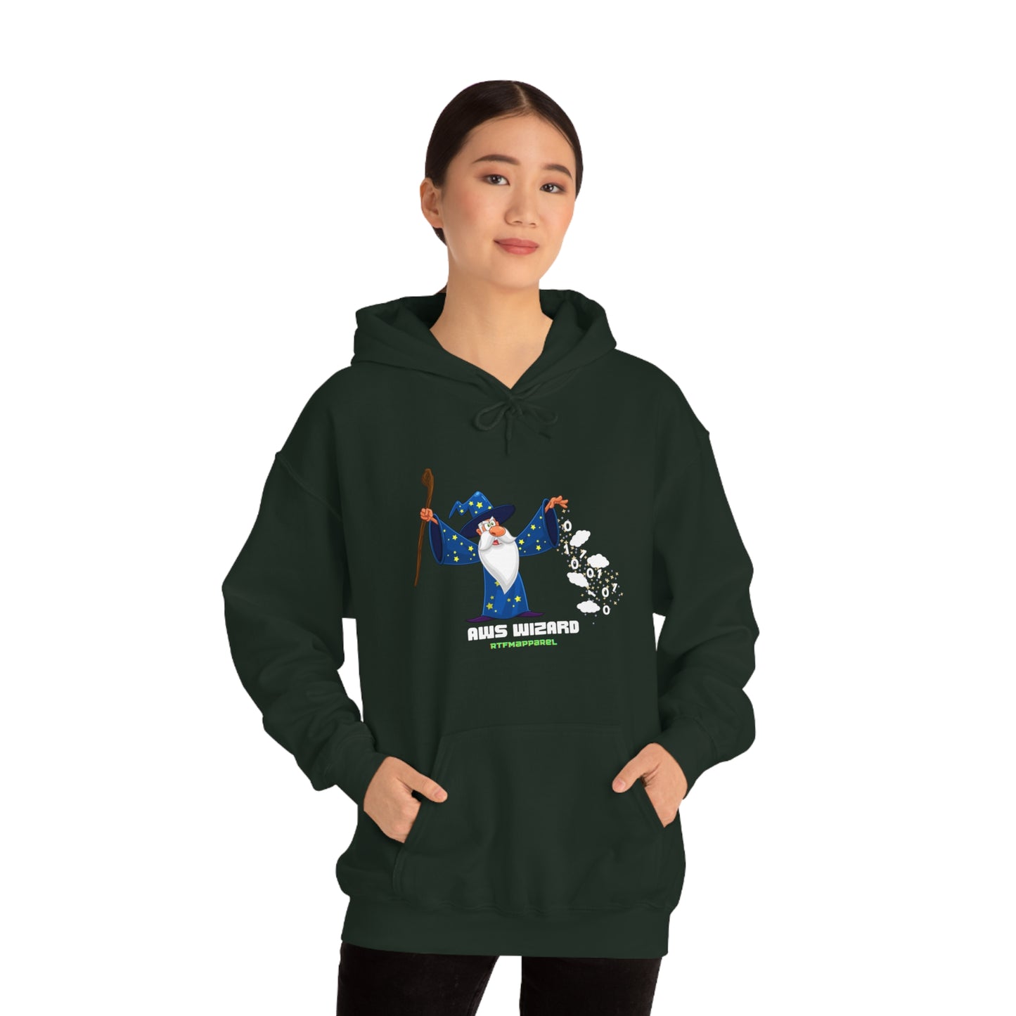 AWS Wizard -  Cloud, Sysadmin, Cloud Engineer, Architect, AWS Hoodie