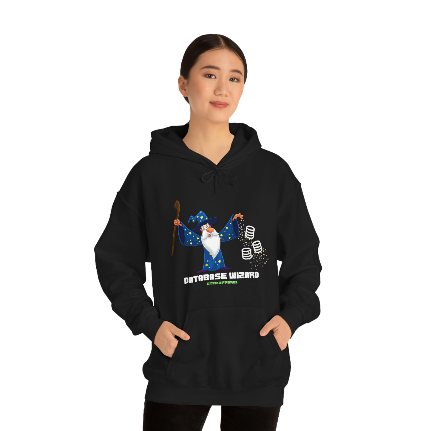Database Wizard - SQL DBA Sysadmin Data Science Hooded Sweatshirt