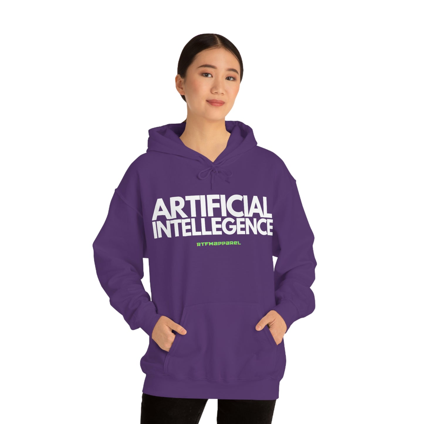 Artificial Intellegence, AI, Funny , Sysadmin, Geek, Project Manager, Developer, Gift, Unisex Hooded Sweatshirt