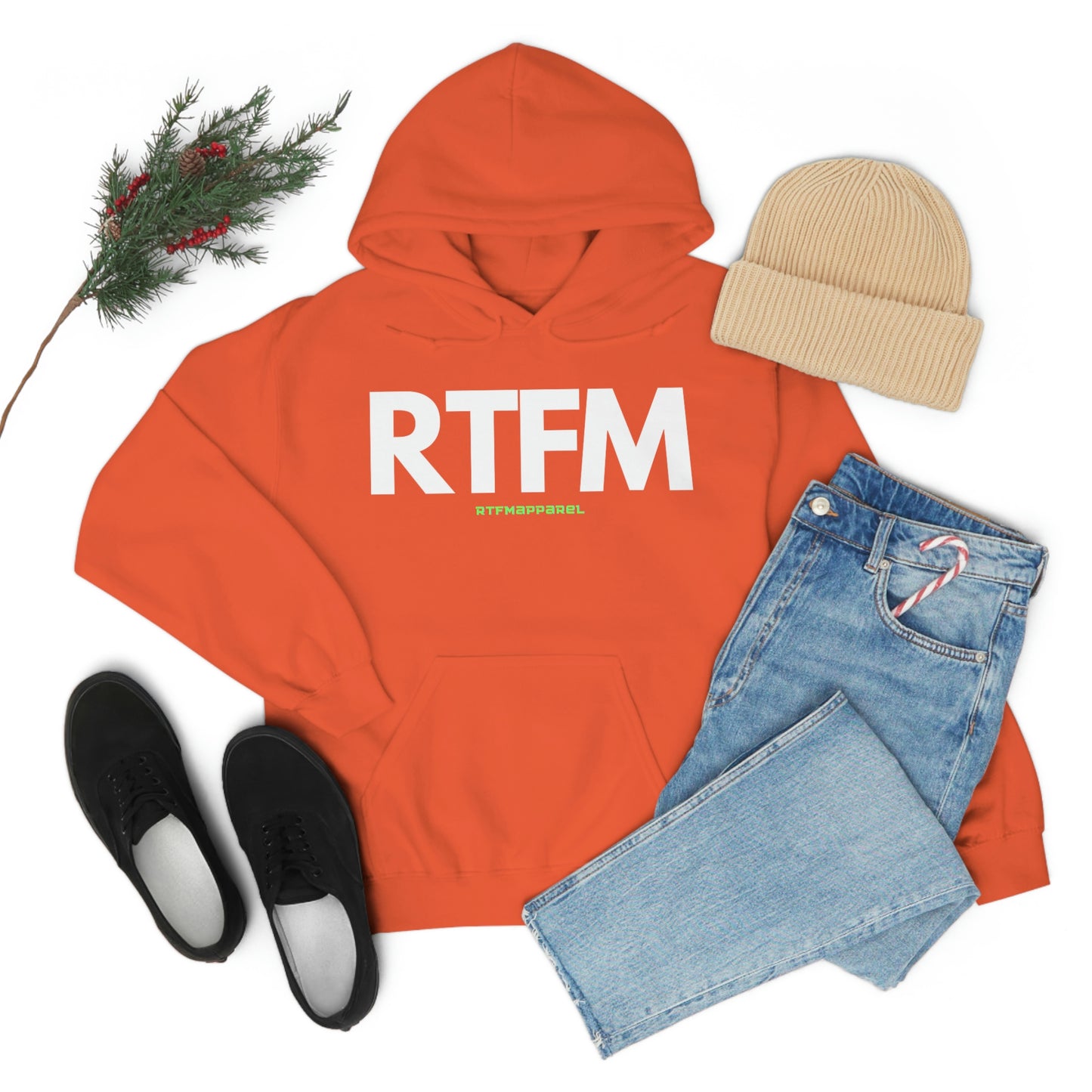 RTFM, Read the Manual, unny, Sysadmin, Geek, Project Manager, Developer, Gift, Unisex Hooded Sweatshirt