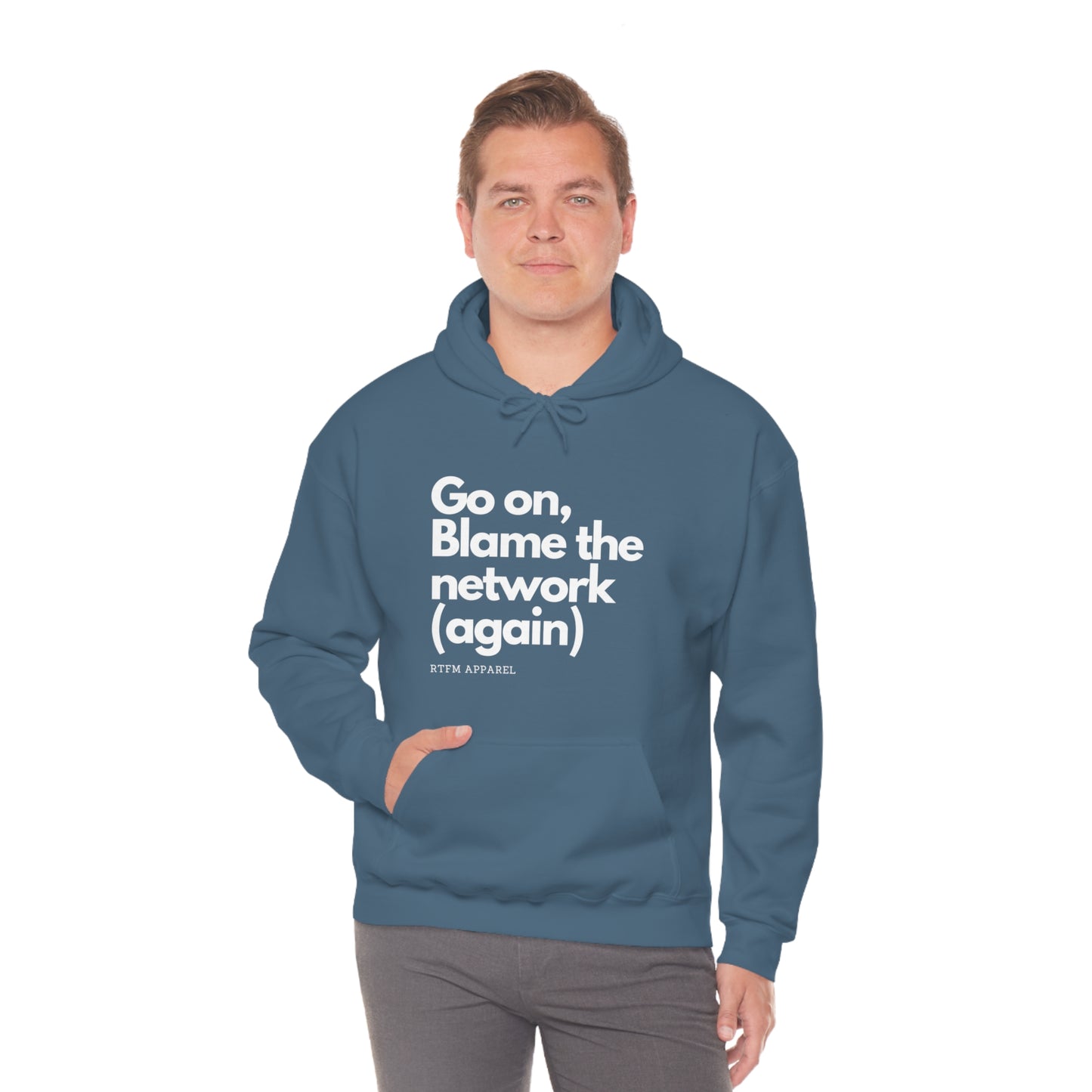 Go on, blame the network - Network Engineer, Cisco, Network, Wifi, Sysadmin, IT Support Hoodie