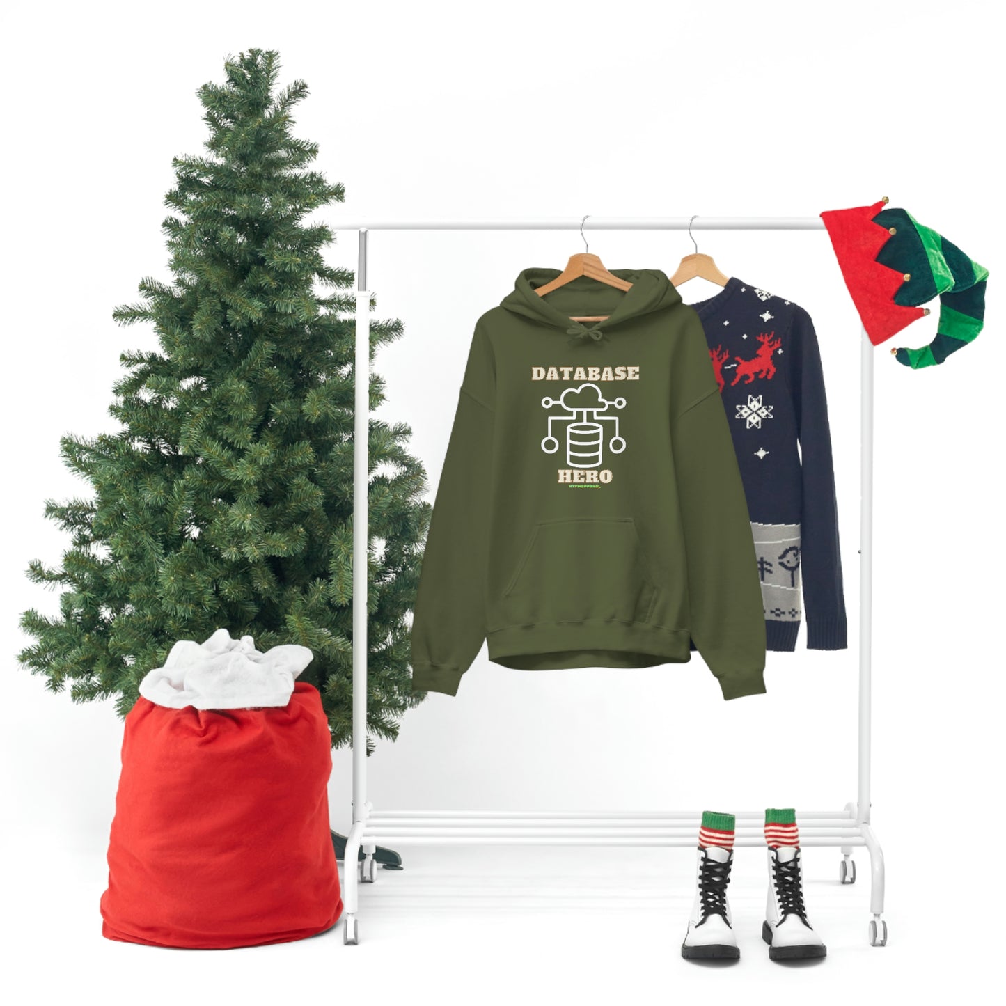 Database Hero - Funny DBA, SQL, Data Science Hoodie
