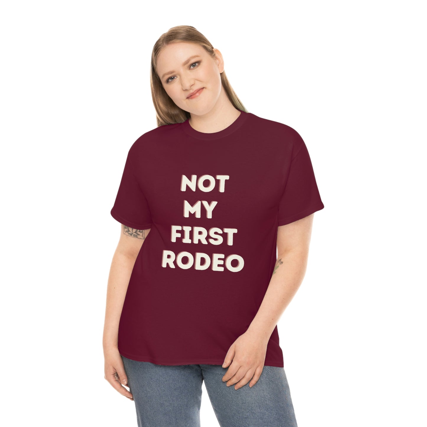 "Not My First Rodeo" Funny, Sysadmin, Geek, Gamer, Developer, Gift Cotton Tee