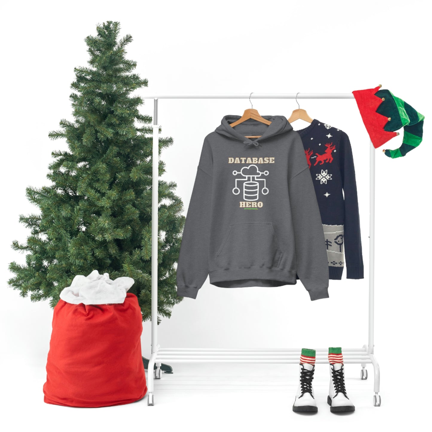Database Hero - Funny DBA, SQL, Data Science Hoodie
