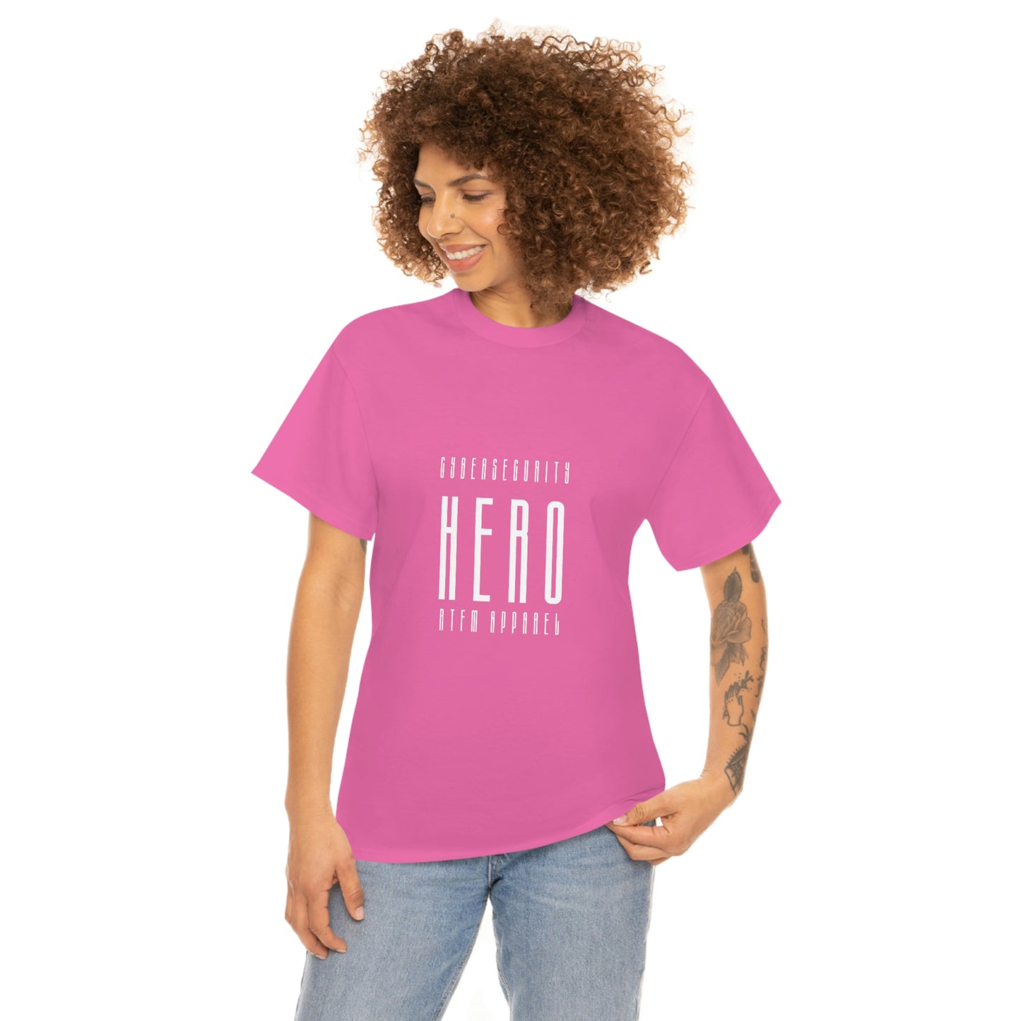 Cyber Security Hero - Unisex Heavy Cotton Tee - Funny, Humor, Perfect Gift