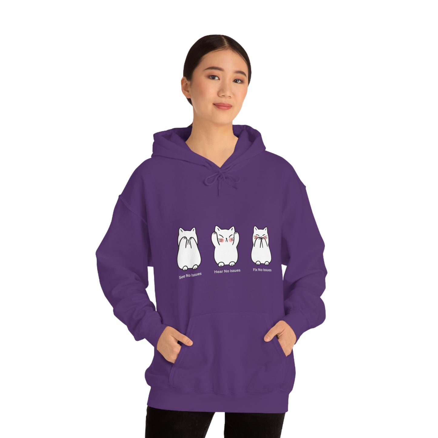See No Issues, Fix No Issues -  Helpdesk, Sysadmin, Cloud Engineer, Architect, Azure, AWS, Network admin, Server Admin  Hoodie