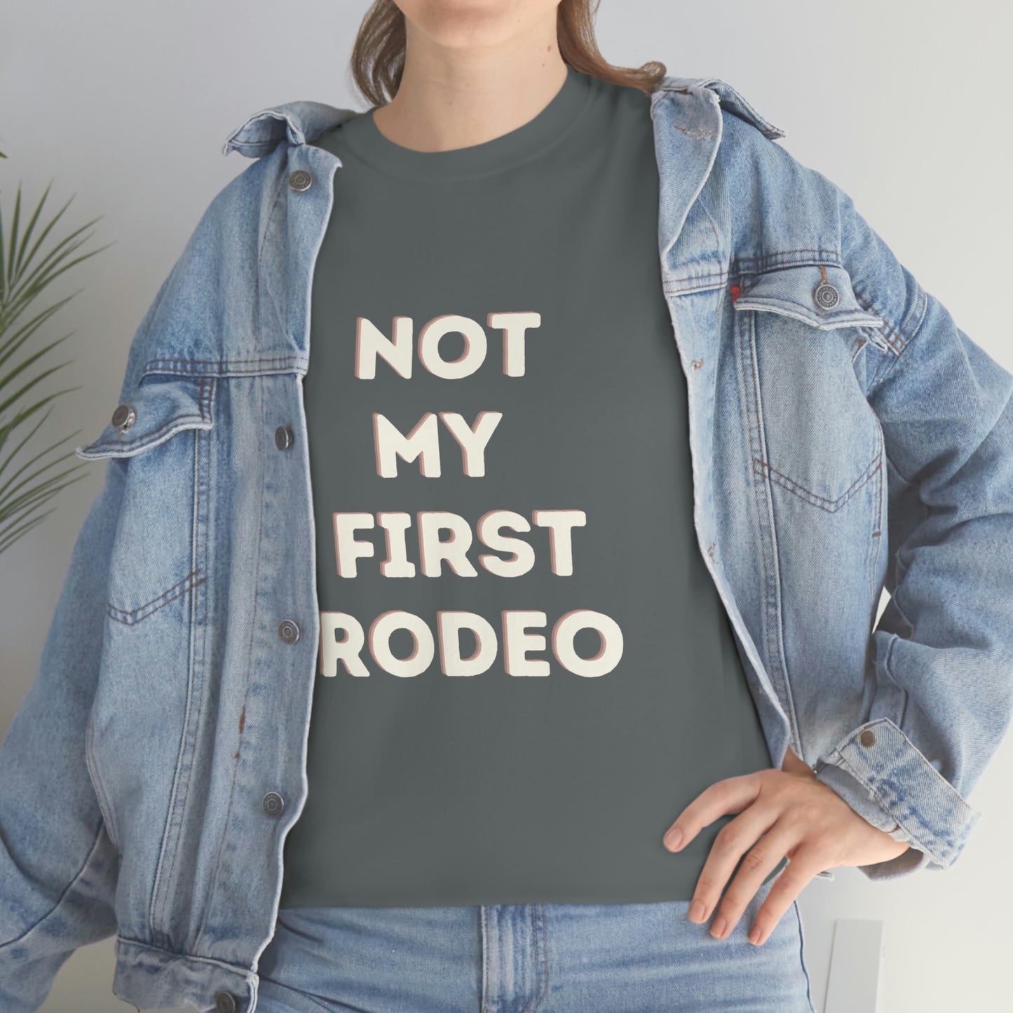 "Not My First Rodeo" Funny, Sysadmin, Geek, Gamer, Developer, Gift Cotton Tee