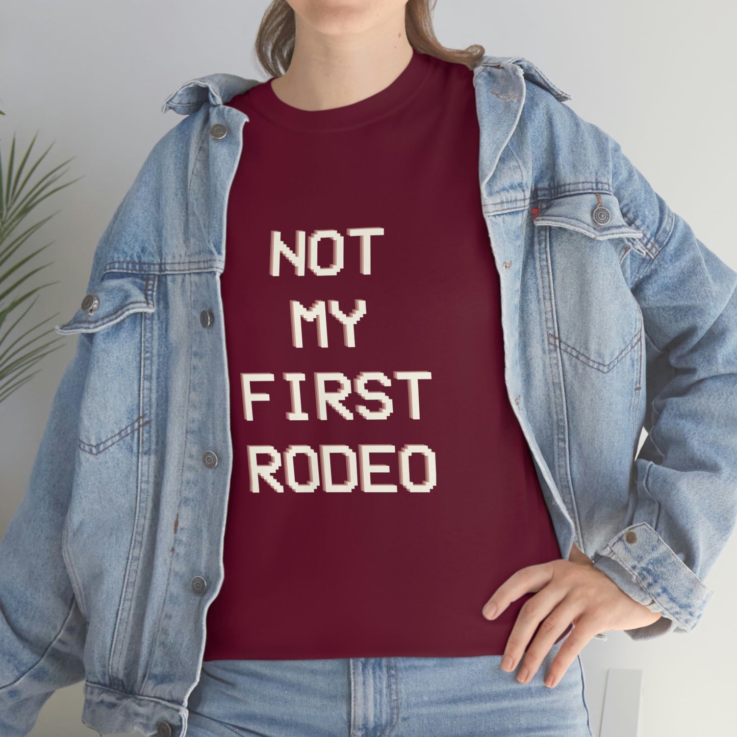 "Not My First Rodeo" Funny, Sysadmin, Geek, Gamer, Developer, Gift Cotton Tee