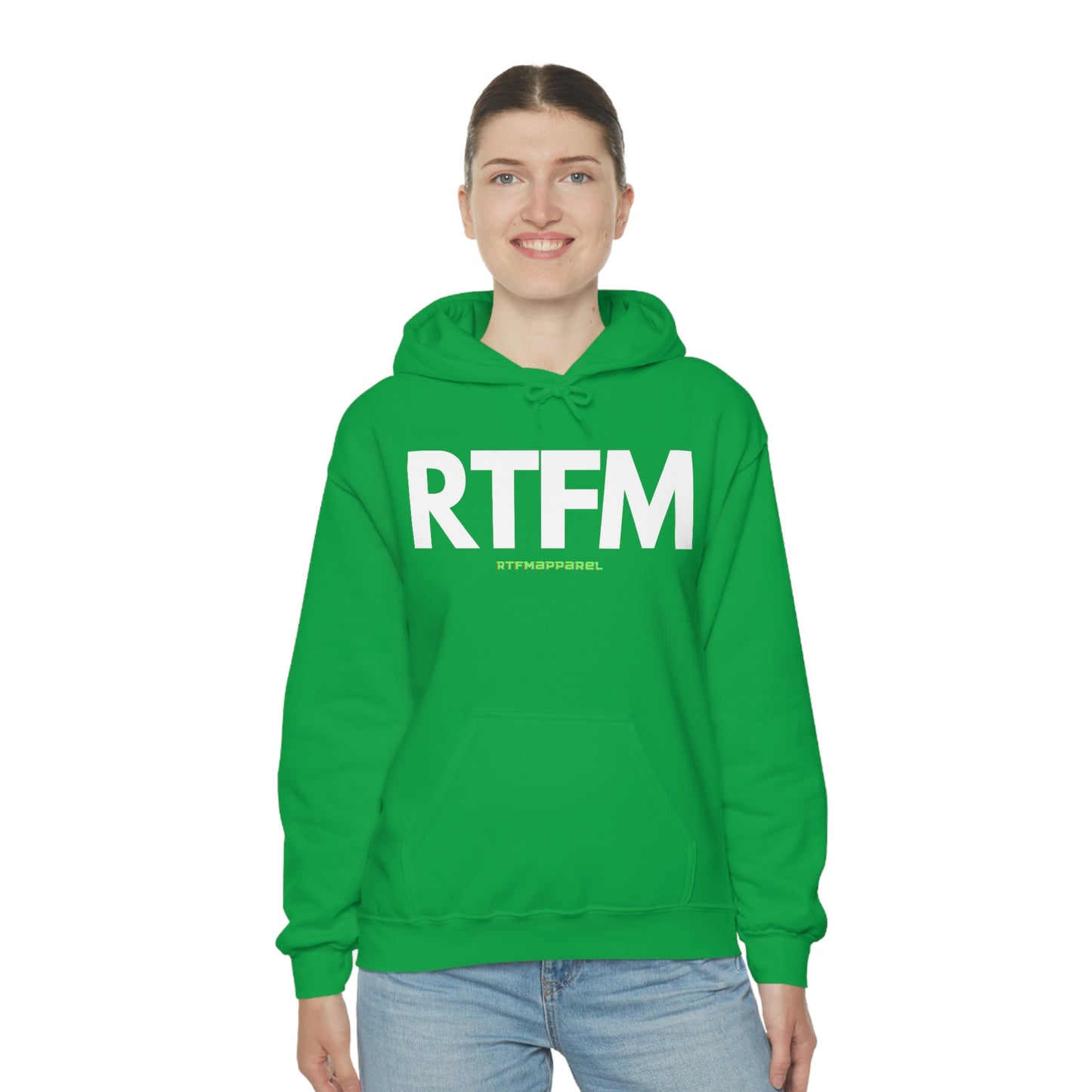 RTFM, Read the Manual, unny, Sysadmin, Geek, Project Manager, Developer, Gift, Unisex Hooded Sweatshirt