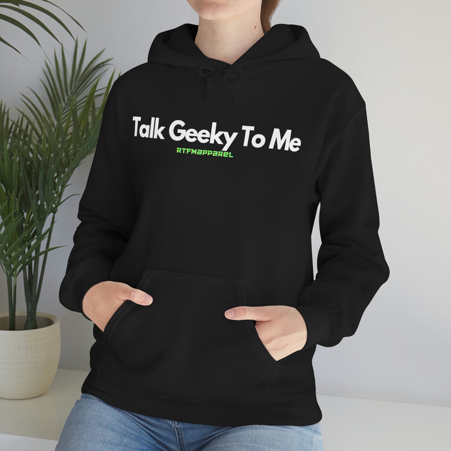 Talk Geeky to me, Funny, Sysadmin, Geek, Project Manager, Developer, Gift, Unisex Hooded Sweatshirt