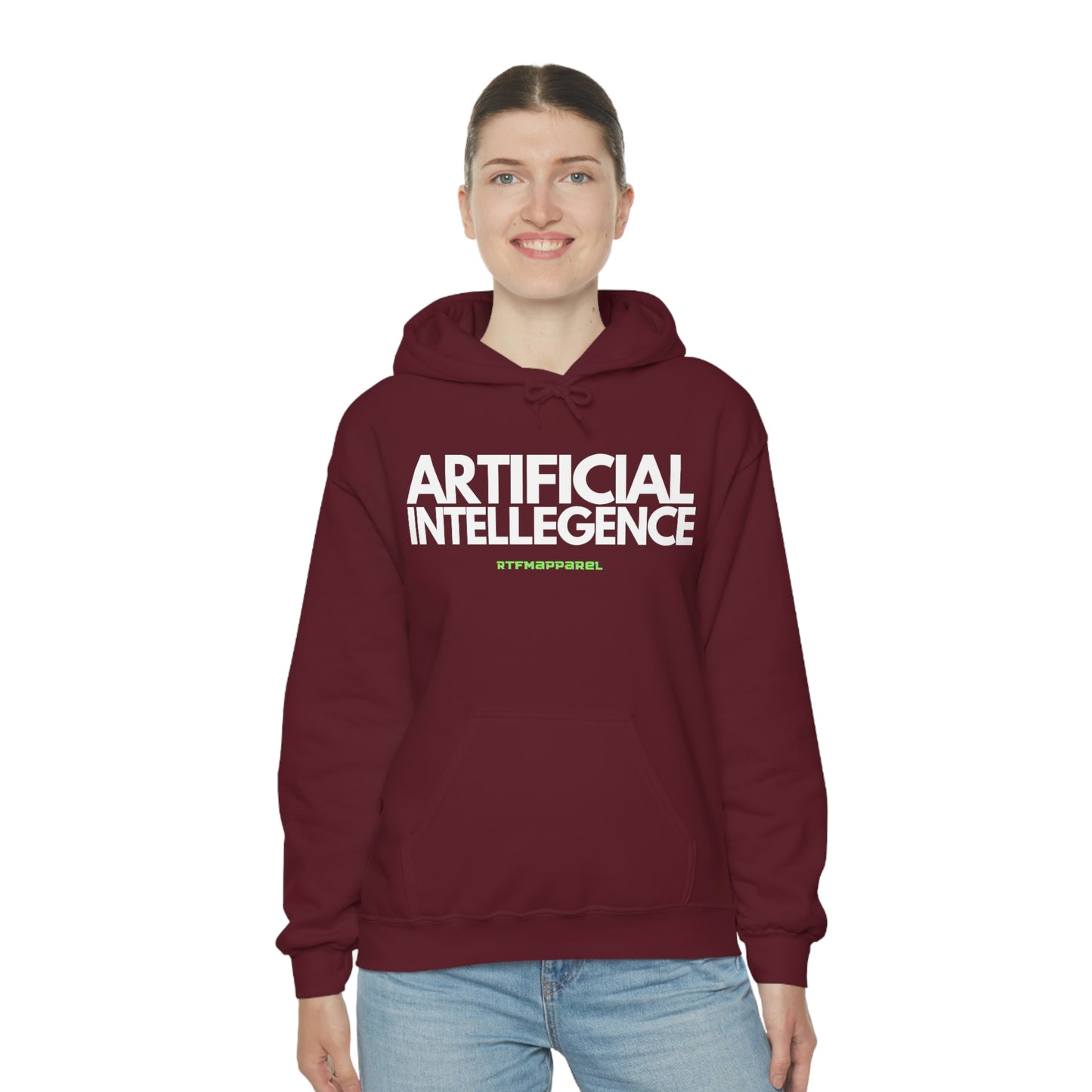 Artificial Intellegence, AI, Funny , Sysadmin, Geek, Project Manager, Developer, Gift, Unisex Hooded Sweatshirt