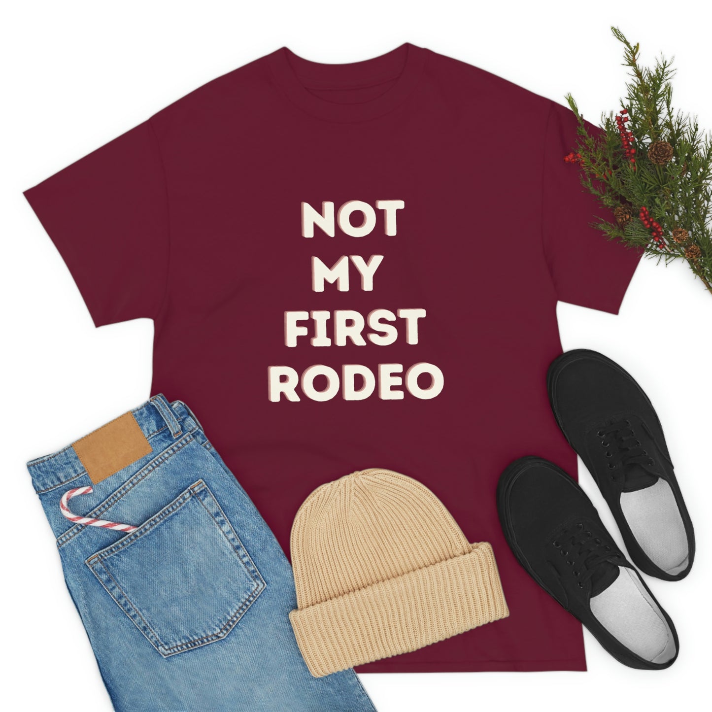 "Not My First Rodeo" Funny, Sysadmin, Geek, Gamer, Developer, Gift Cotton Tee