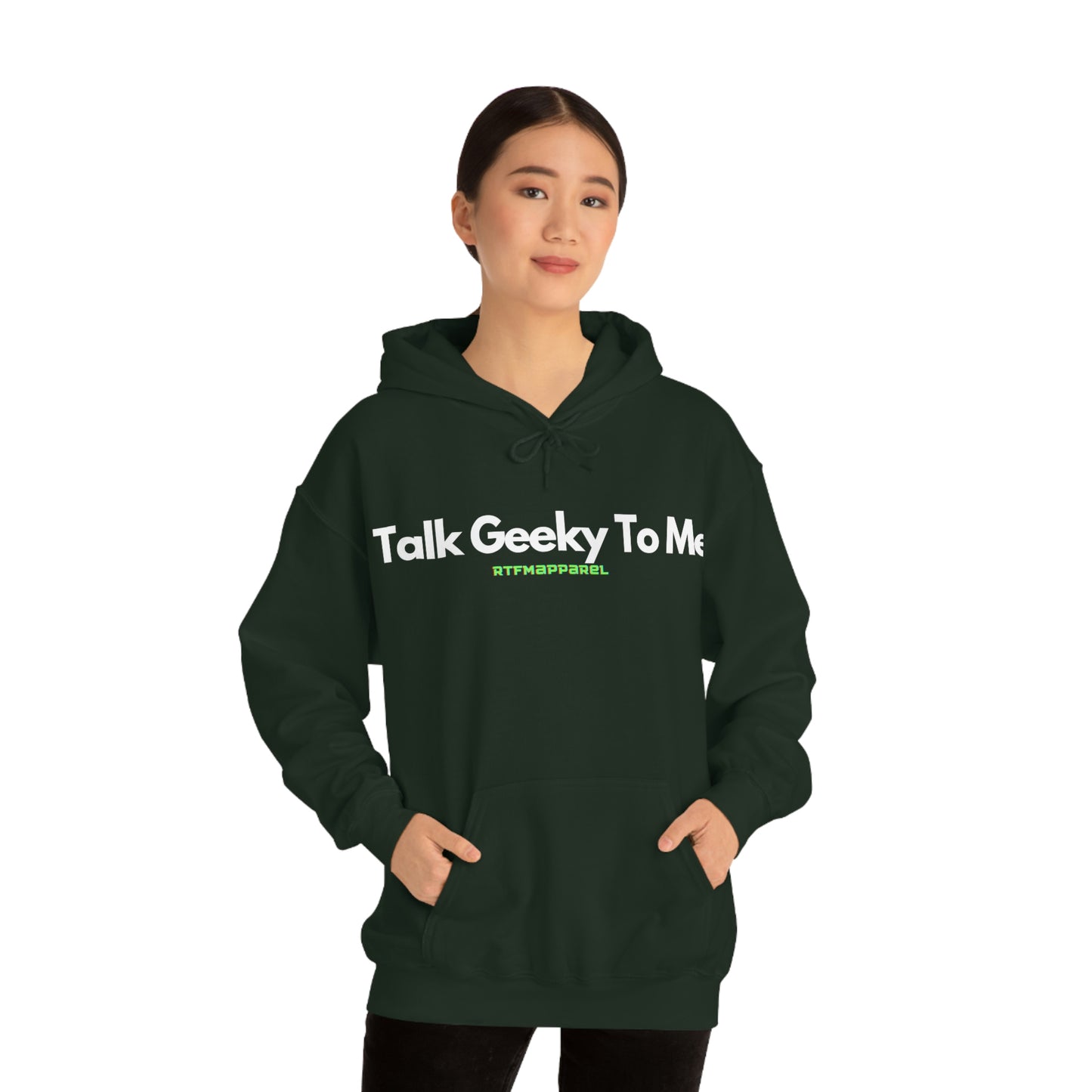 Talk Geeky to me, Funny, Sysadmin, Geek, Project Manager, Developer, Gift, Unisex Hooded Sweatshirt