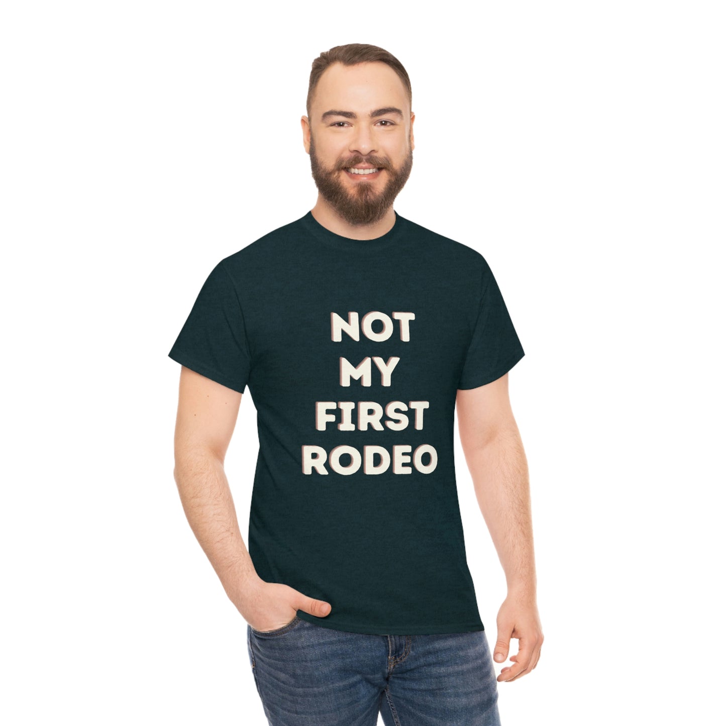 "Not My First Rodeo" Funny, Sysadmin, Geek, Gamer, Developer, Gift Cotton Tee