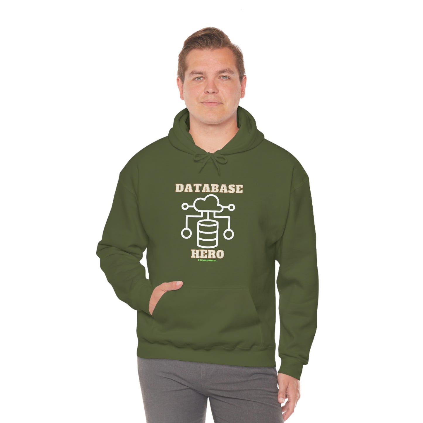 Database Hero - Funny DBA, SQL, Data Science Hoodie