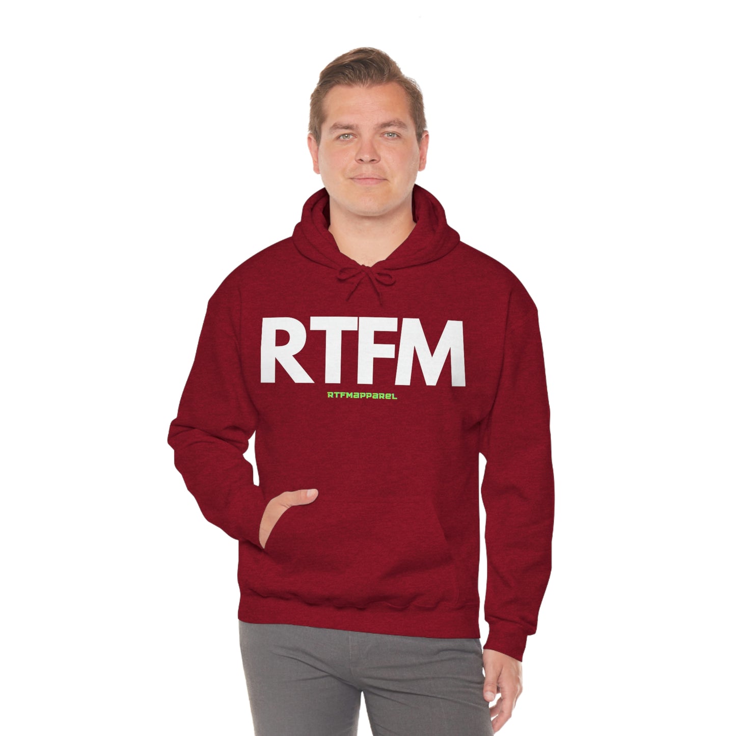 RTFM, Read the Manual, unny, Sysadmin, Geek, Project Manager, Developer, Gift, Unisex Hooded Sweatshirt