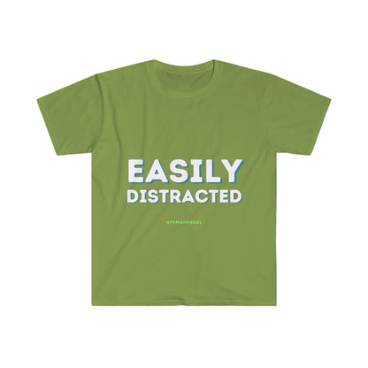 Easily Distracted - Funny, Sysadmin, Geek, Gamer, Developer, Gift T-Shirt