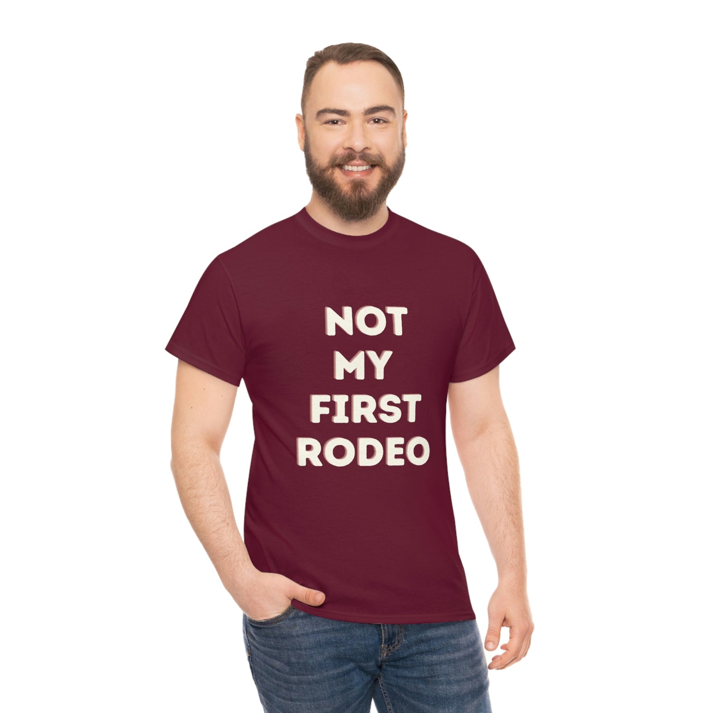 "Not My First Rodeo" Funny, Sysadmin, Geek, Gamer, Developer, Gift Cotton Tee