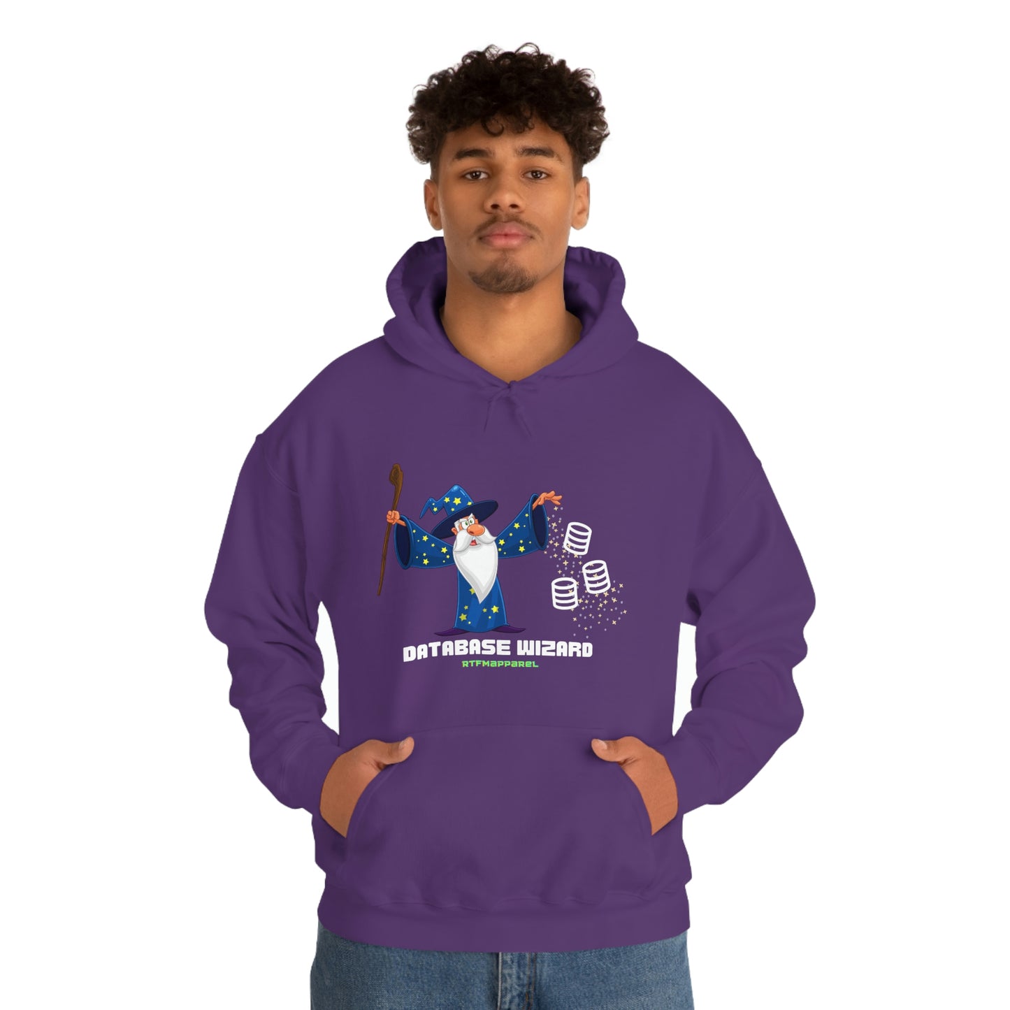 Database Wizard - SQL DBA Sysadmin Data Science Hooded Sweatshirt