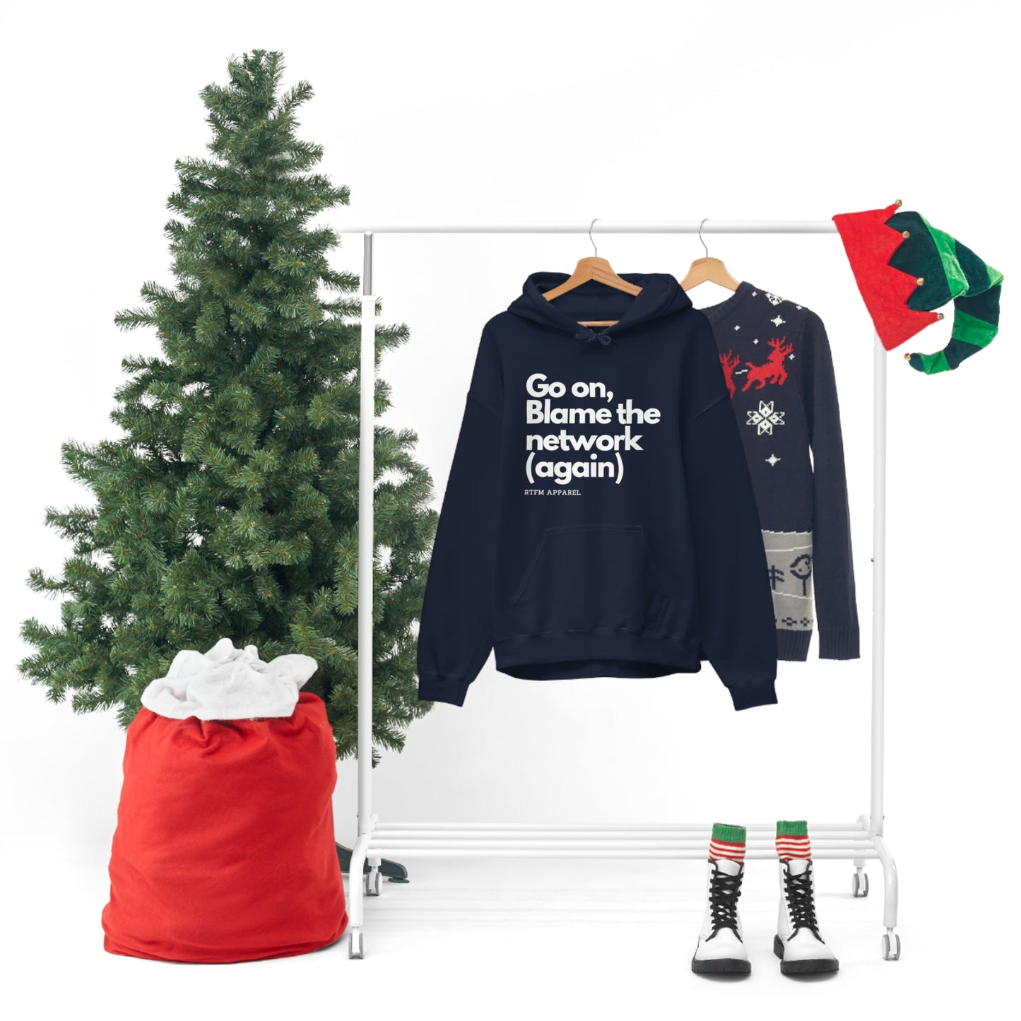 Go on, blame the network - Network Engineer, Cisco, Network, Wifi, Sysadmin, IT Support Hoodie