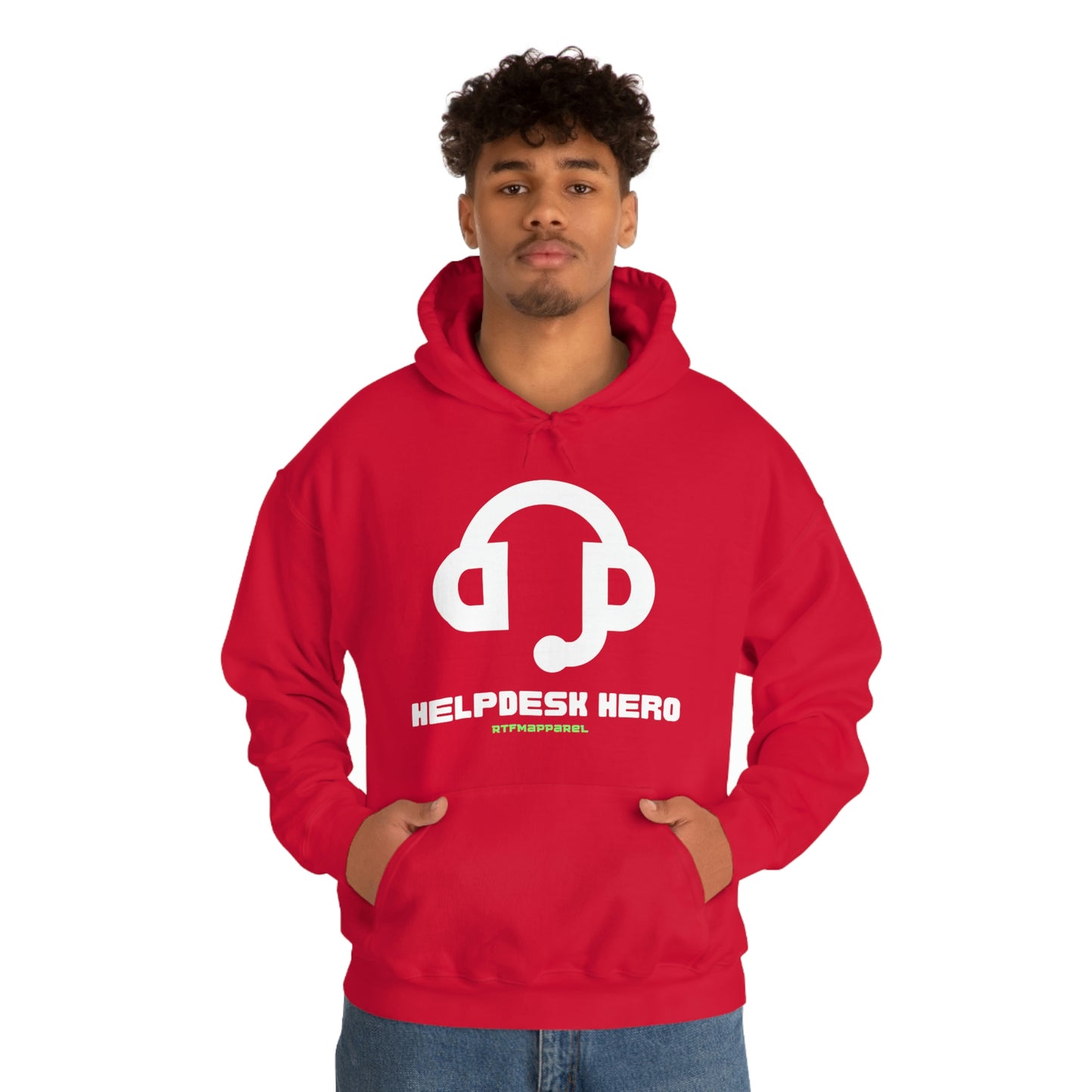 Helpdesk Hero, IT Support Funny, Sysadmin, RTFM Hoodie