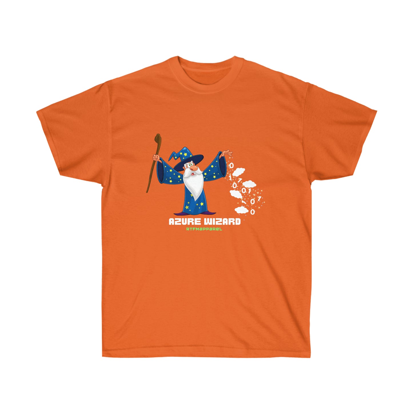 Azure Wizard, Sysadmin, Cloud Engineer, Architect, Azure, IT Support, Sysadmin Funny Tshirt
