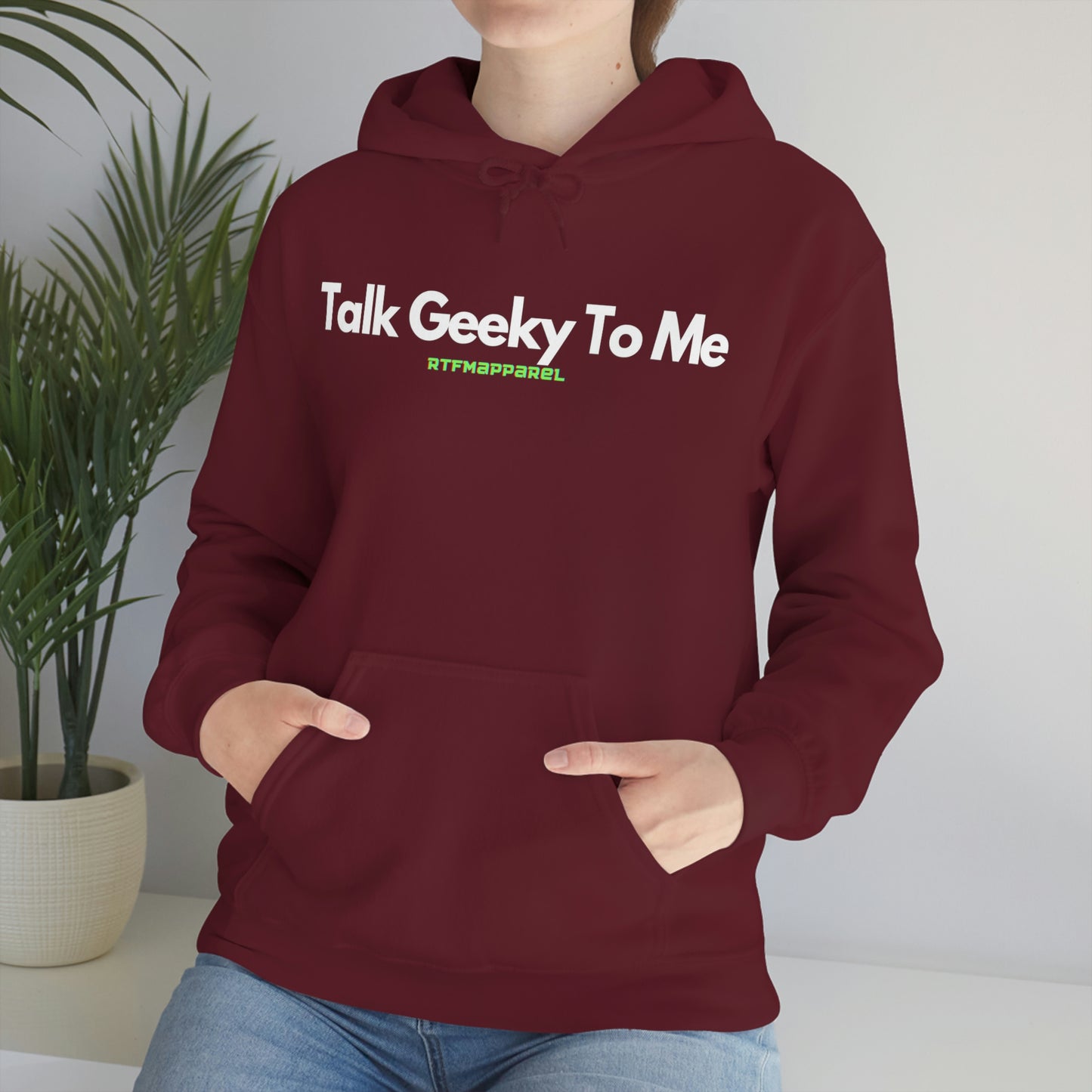 Talk Geeky to me, Funny, Sysadmin, Geek, Project Manager, Developer, Gift, Unisex Hooded Sweatshirt
