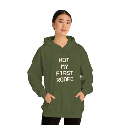 "Not My First Rodeo" Funny, Sysadmin, Geek, Gamer, Developer, Gift Hooded Sweatshirt