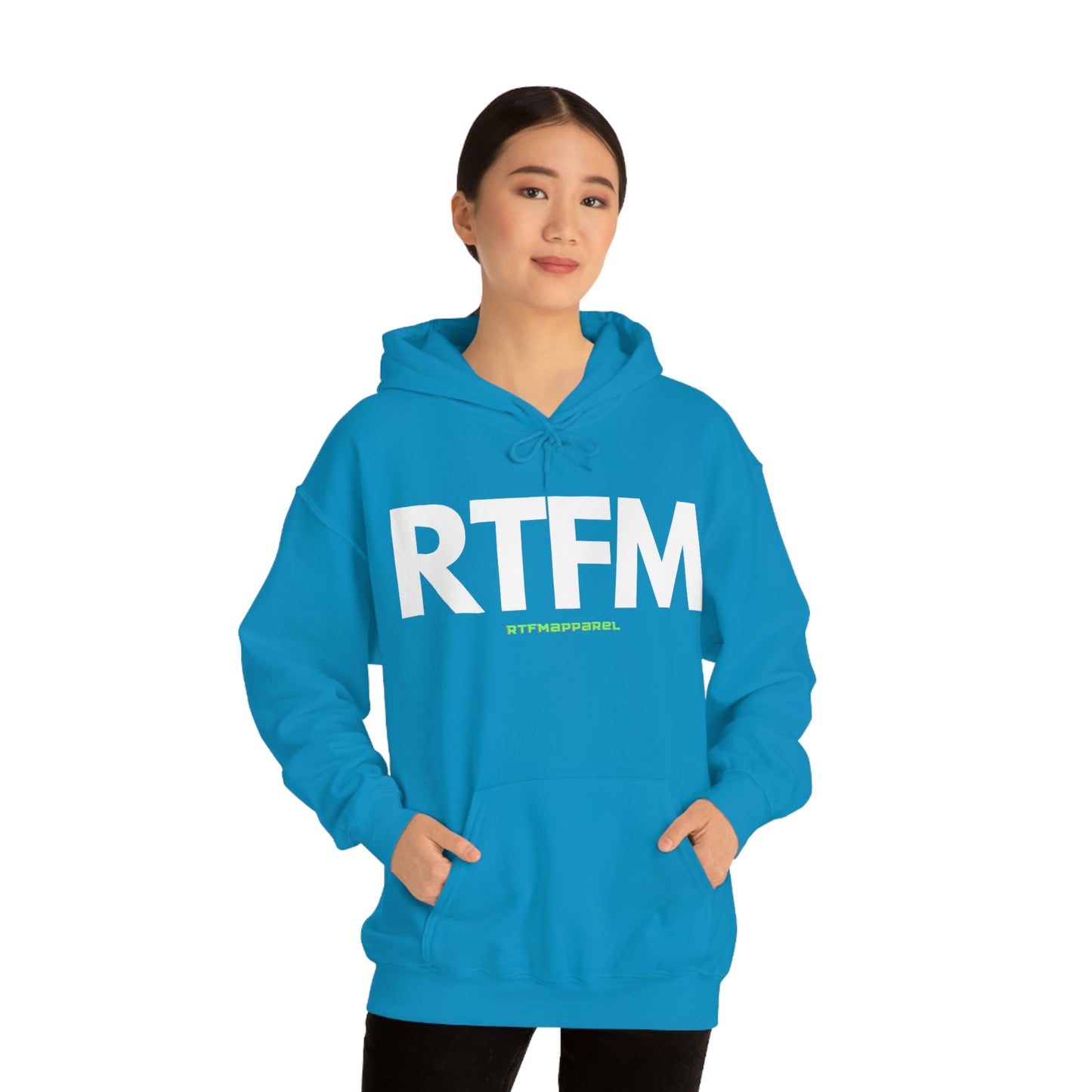 RTFM, Read the Manual, unny, Sysadmin, Geek, Project Manager, Developer, Gift, Unisex Hooded Sweatshirt