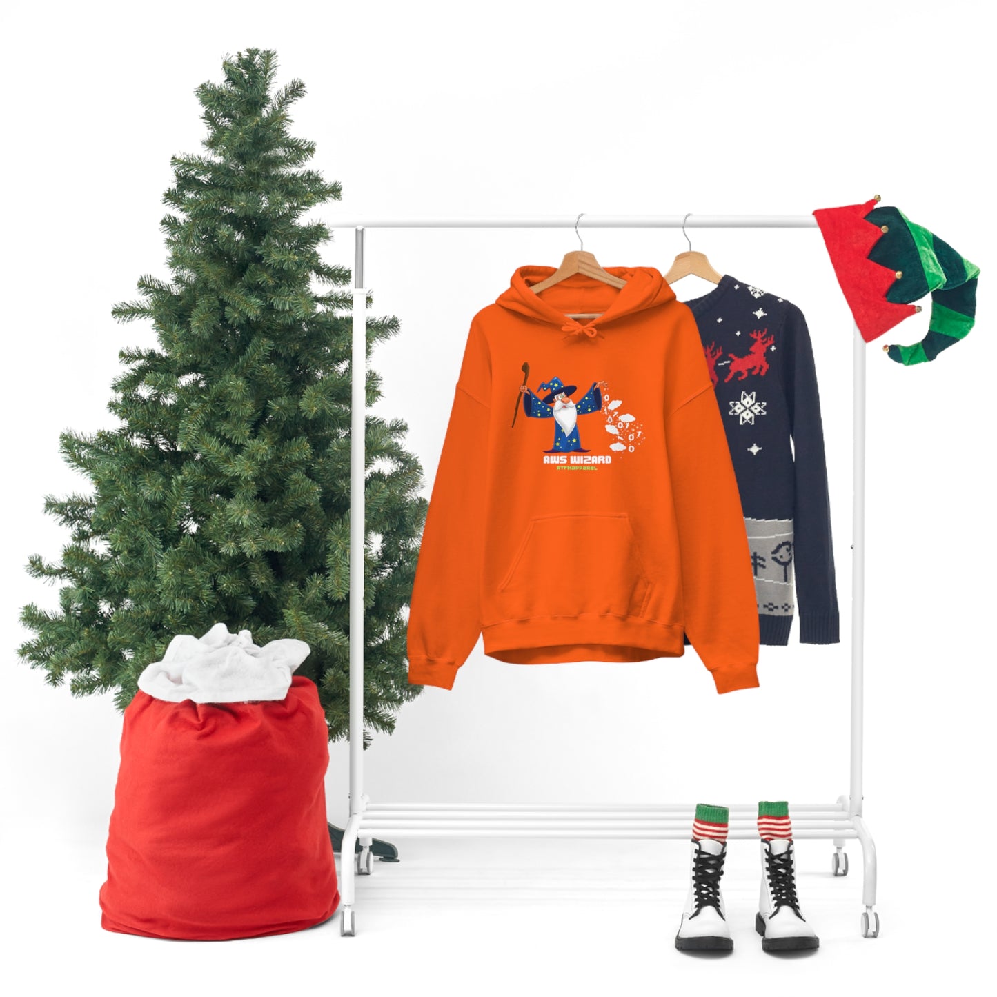 AWS Wizard -  Cloud, Sysadmin, Cloud Engineer, Architect, AWS Hoodie