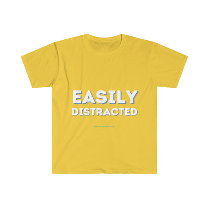 Easily Distracted - Funny, Sysadmin, Geek, Gamer, Developer, Gift T-Shirt