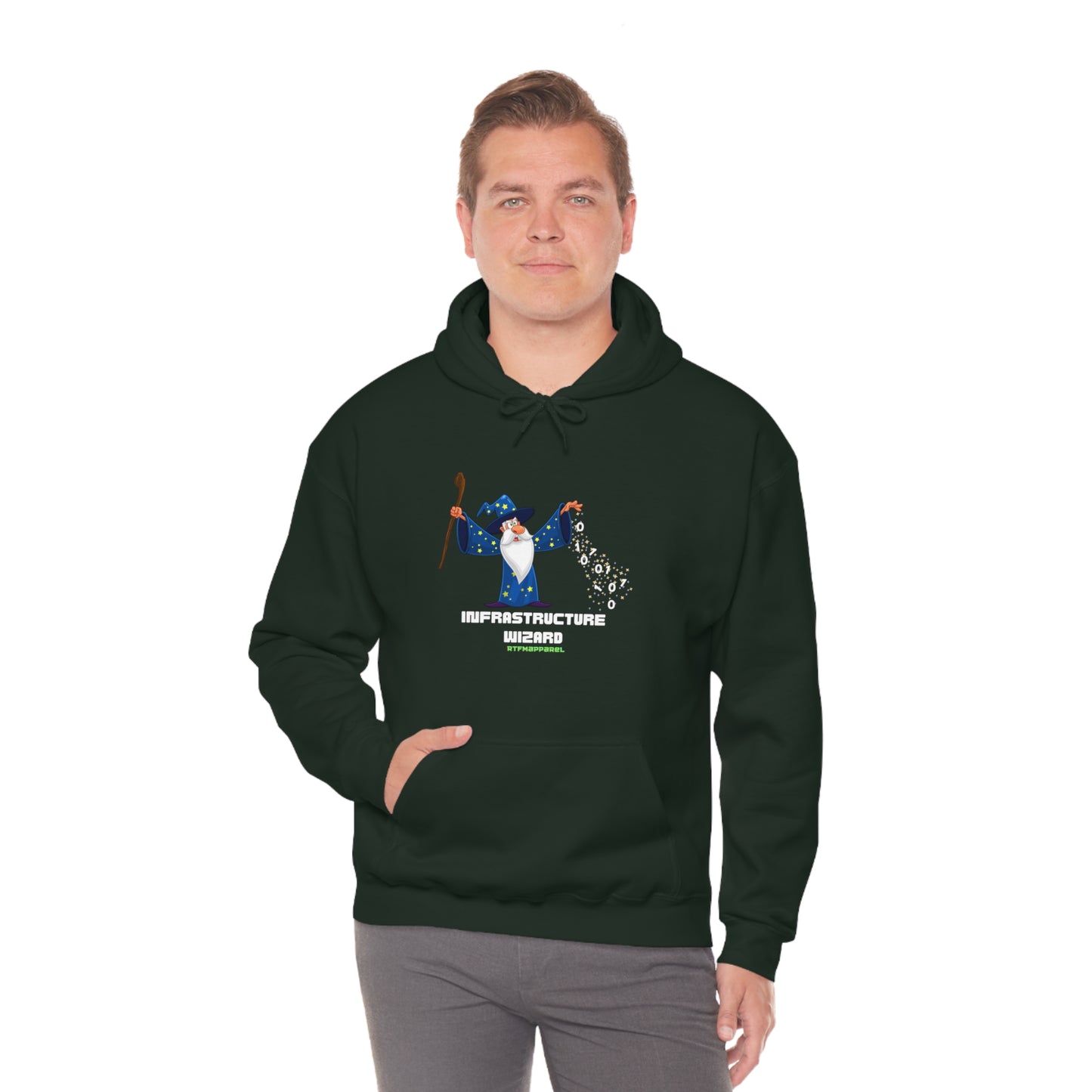 Infrastructure Wizard -  Cloud, Sysadmin, Cloud Engineer, Architect, Azure, AWS, Network admin, Server Admin  Hoodie