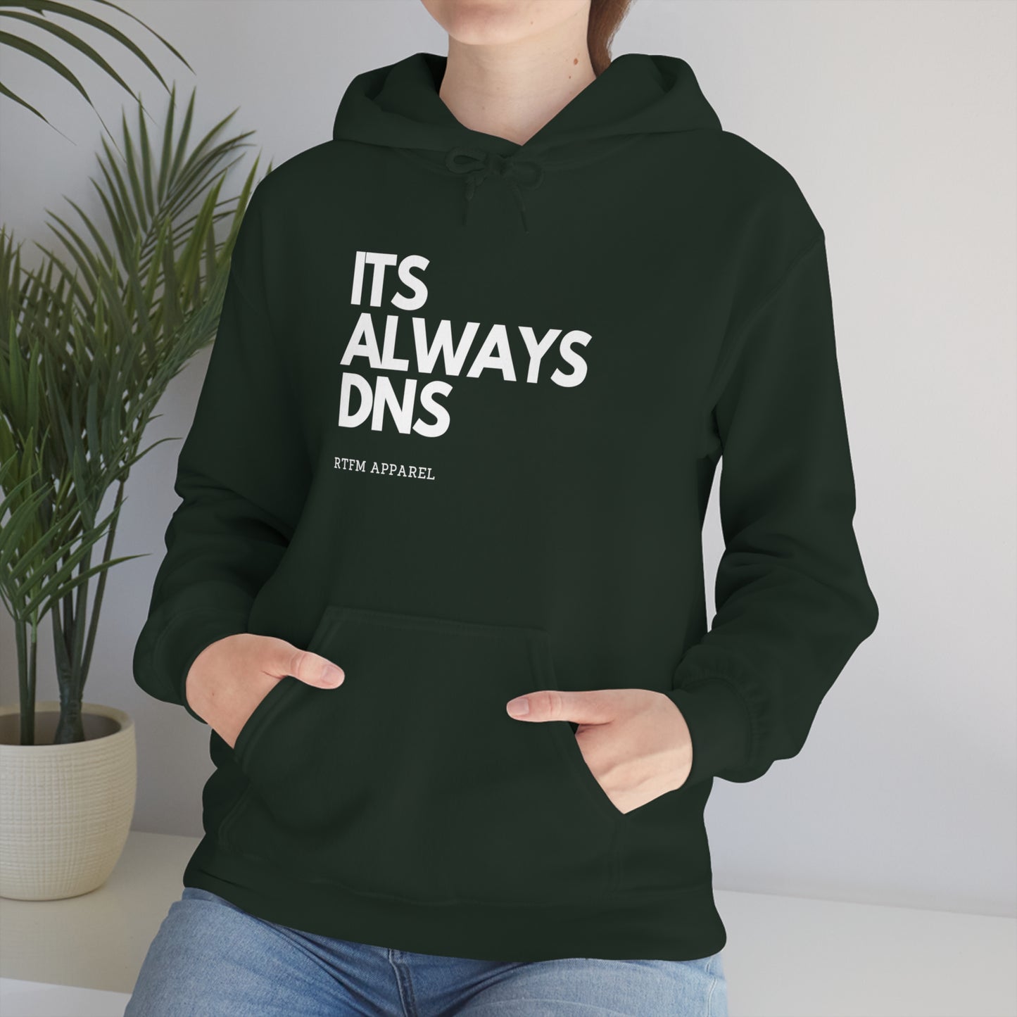 ITS ALWAYS DNS - Network Engineer, Cisco, Network, Wifi, Sysadmin, IT Support Hoodie