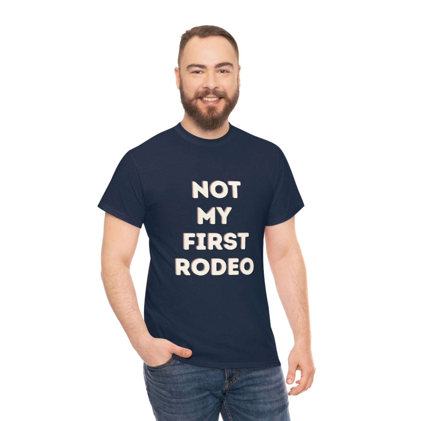 "Not My First Rodeo" Funny, Sysadmin, Geek, Gamer, Developer, Gift Cotton Tee