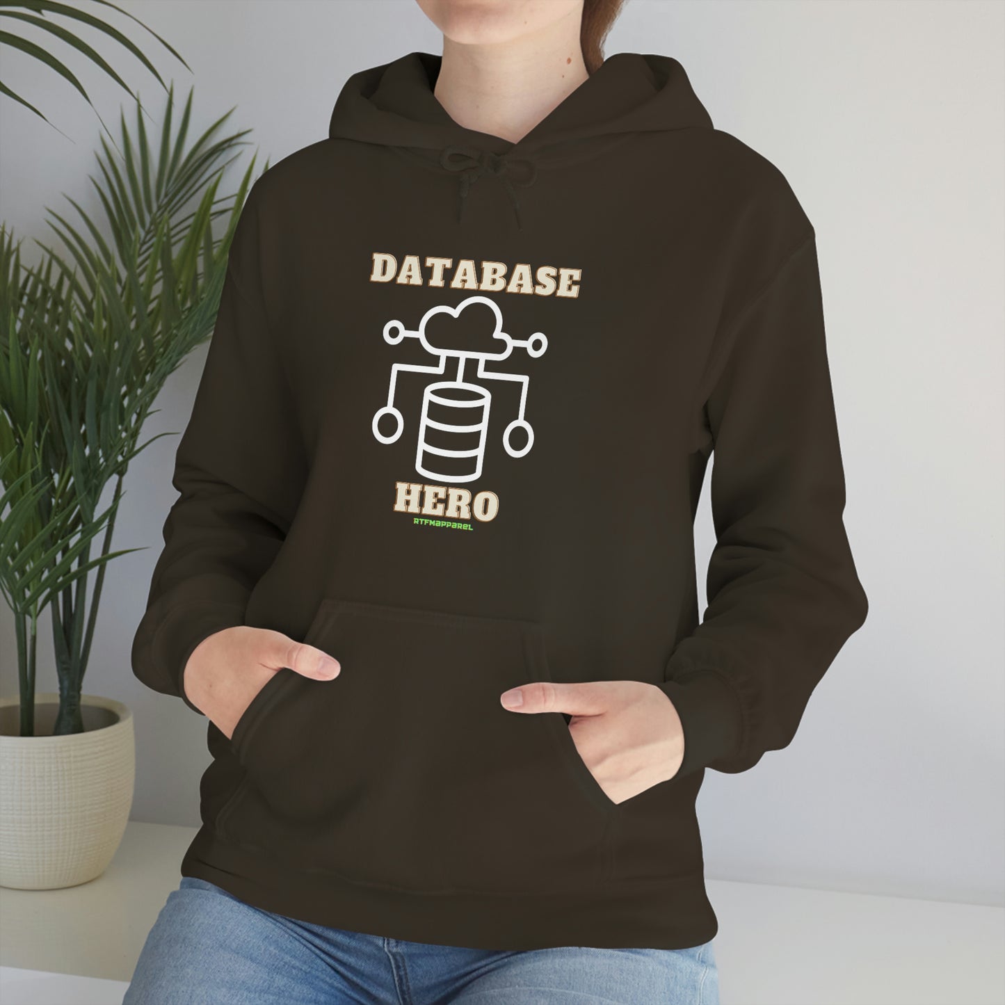 Database Hero - Funny DBA, SQL, Data Science Hoodie