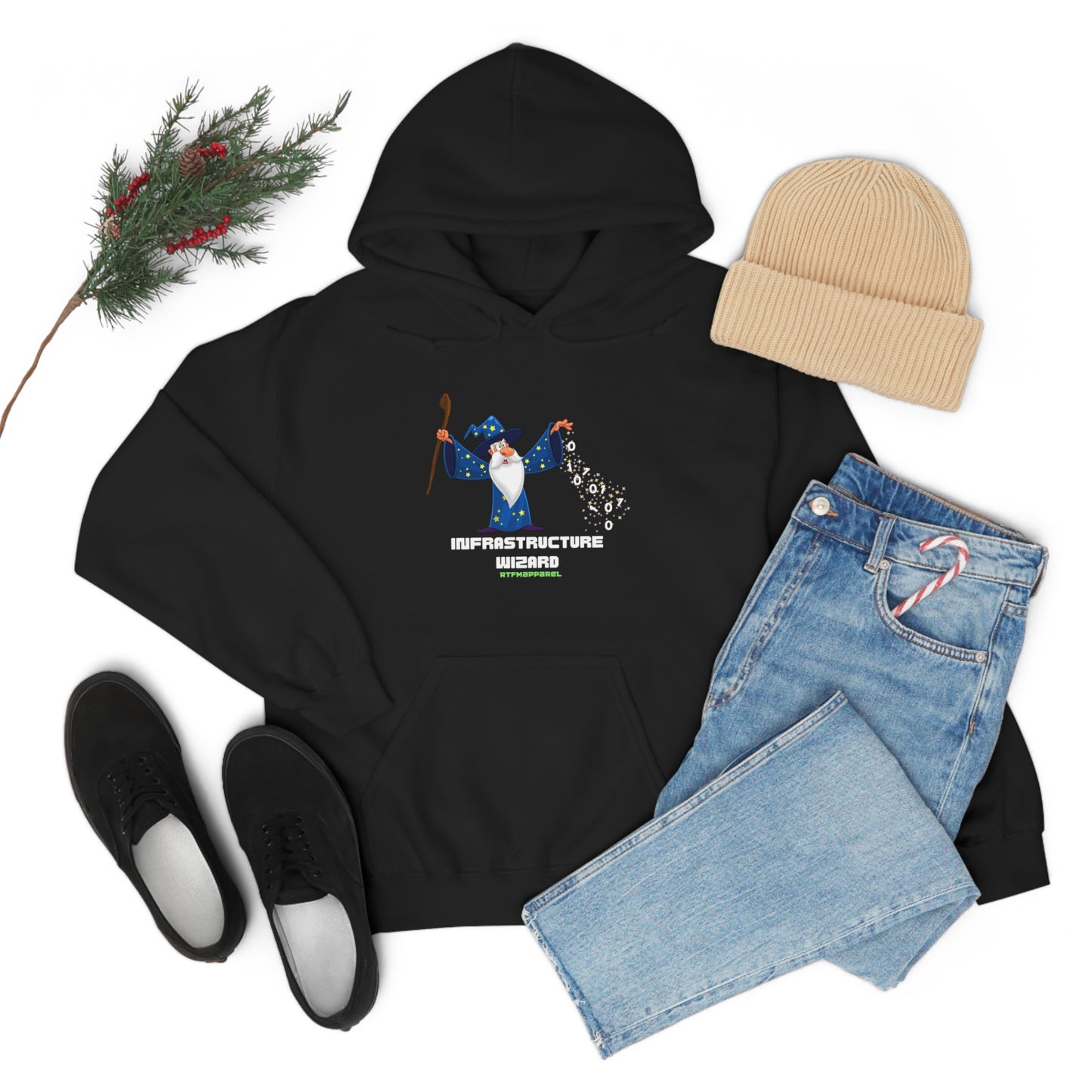 Infrastructure Wizard -  Cloud, Sysadmin, Cloud Engineer, Architect, Azure, AWS, Network admin, Server Admin  Hoodie