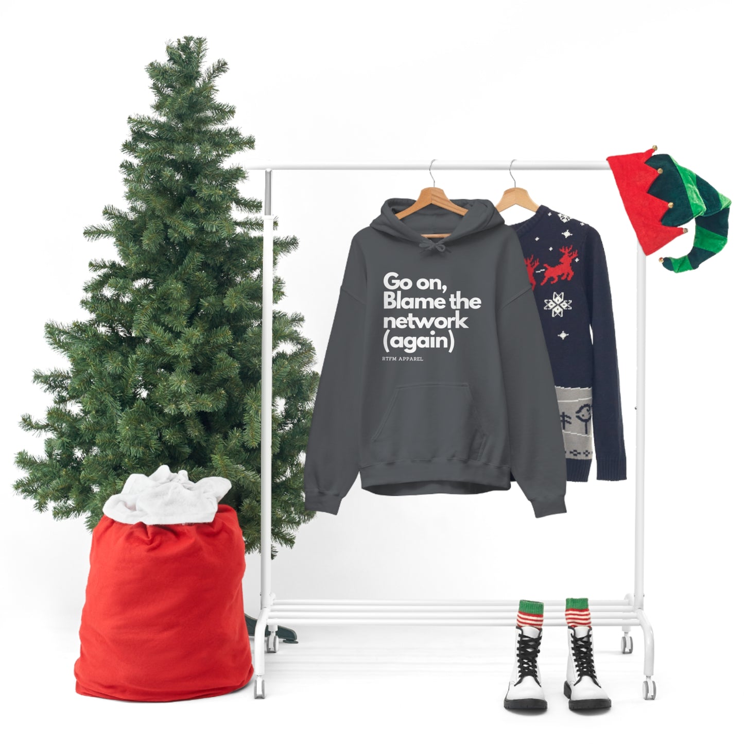Go on, blame the network - Network Engineer, Cisco, Network, Wifi, Sysadmin, IT Support Hoodie