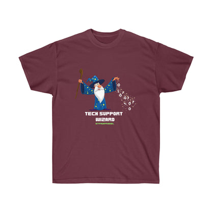 Tech Support Wizard -  Helpdesk, Sysadmin, Cloud Engineer, Architect, Azure, AWS, Network admin, Server Admin Funny Tshirt