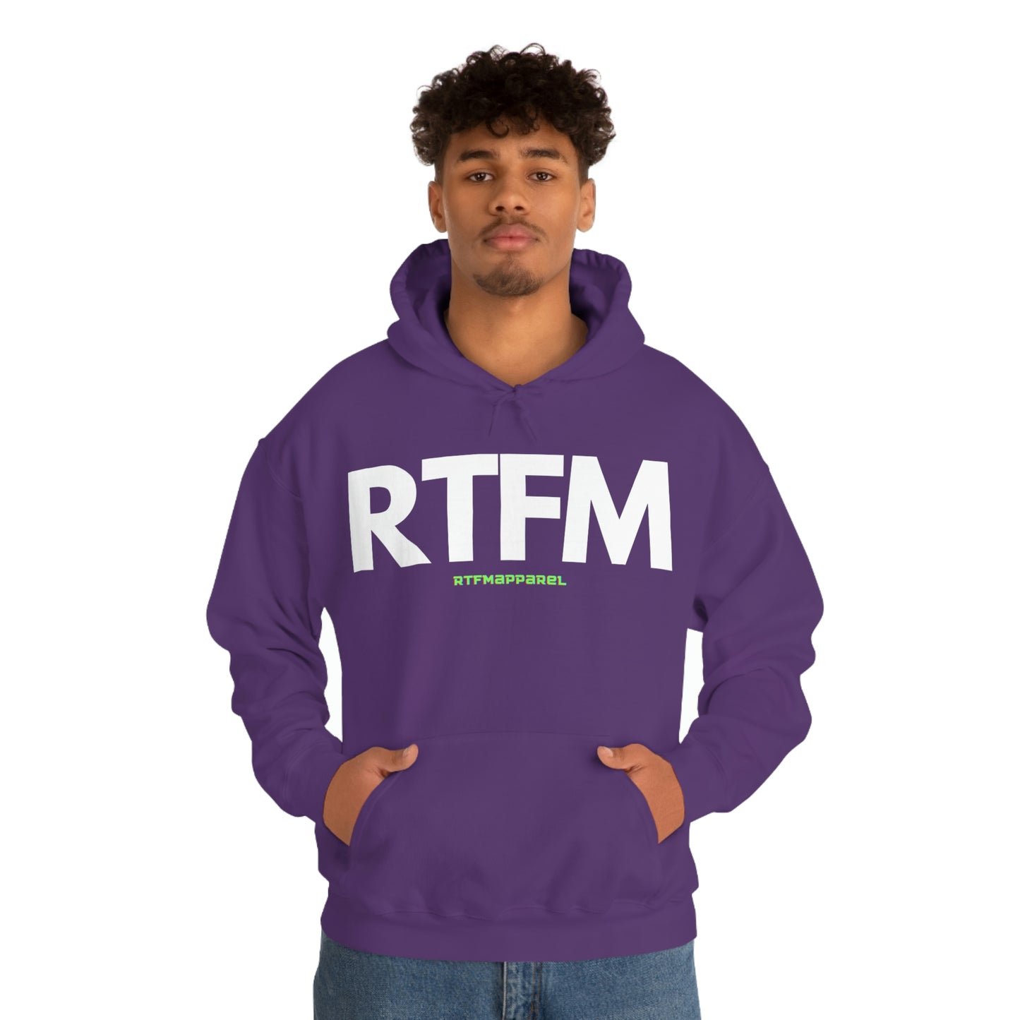 RTFM, Read the Manual, unny, Sysadmin, Geek, Project Manager, Developer, Gift, Unisex Hooded Sweatshirt