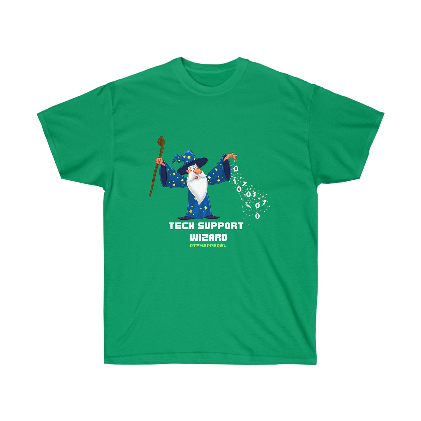 Tech Support Wizard -  Helpdesk, Sysadmin, Cloud Engineer, Architect, Azure, AWS, Network admin, Server Admin Funny Tshirt