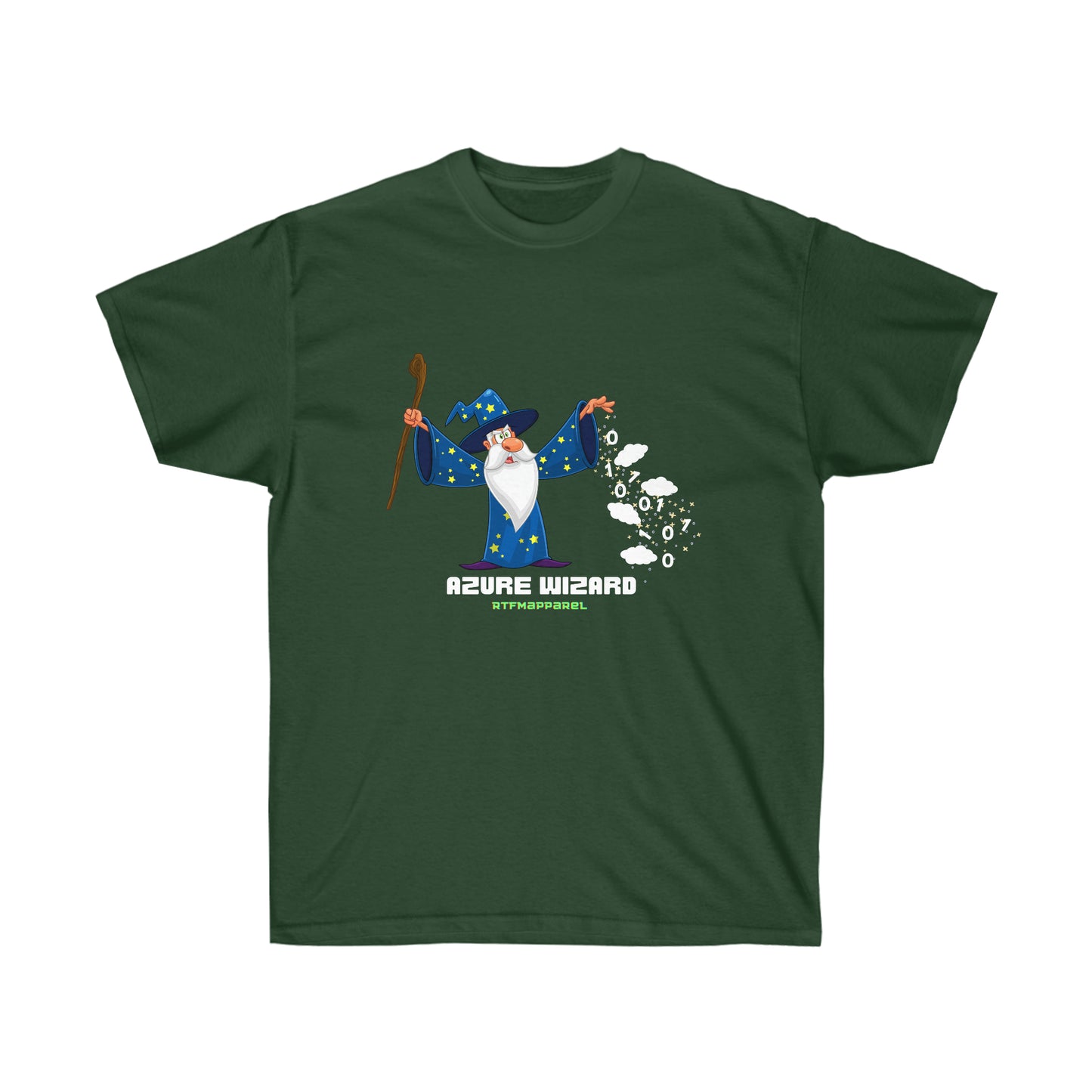 Azure Wizard, Sysadmin, Cloud Engineer, Architect, Azure, IT Support, Sysadmin Funny Tshirt