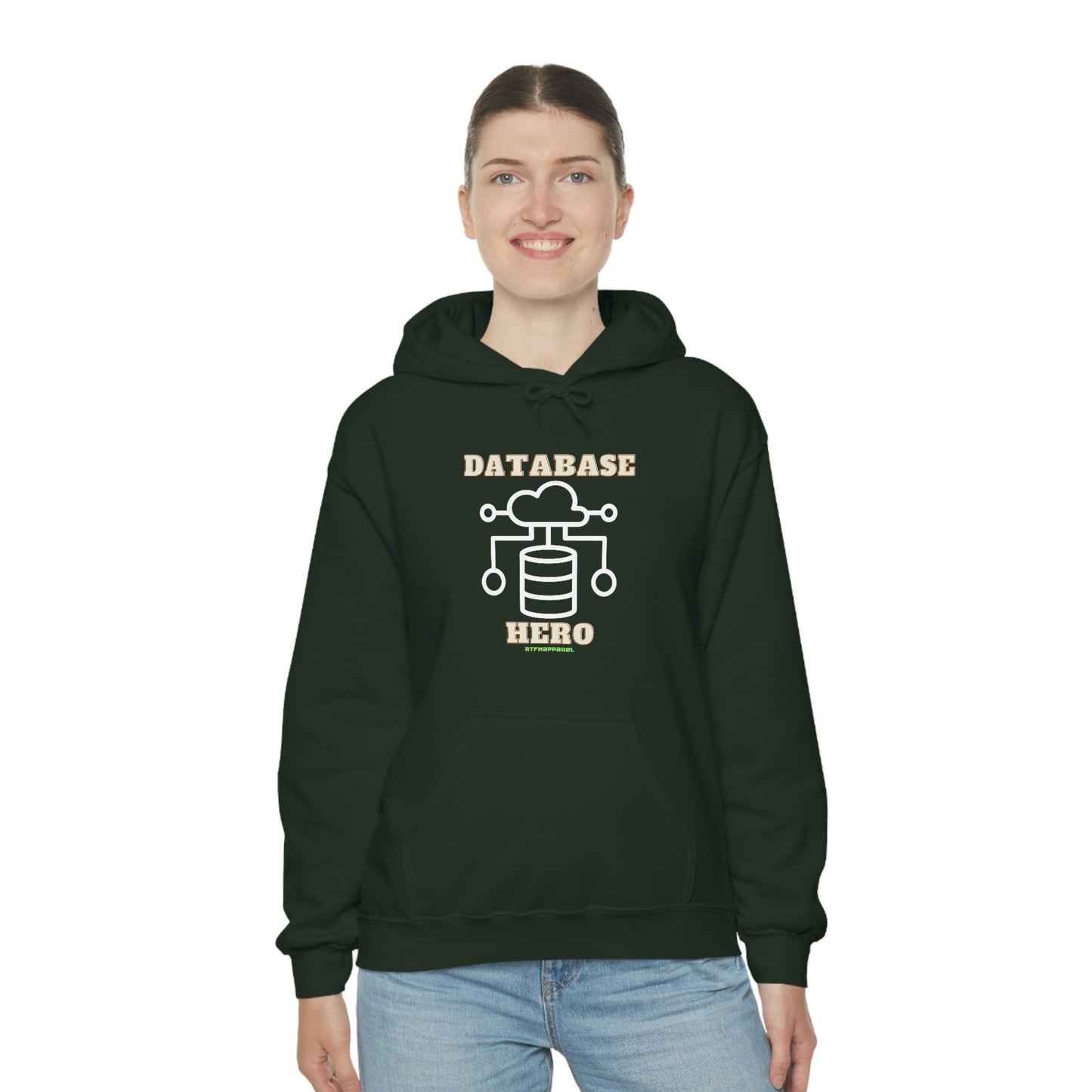 Database Hero - Funny DBA, SQL, Data Science Hoodie