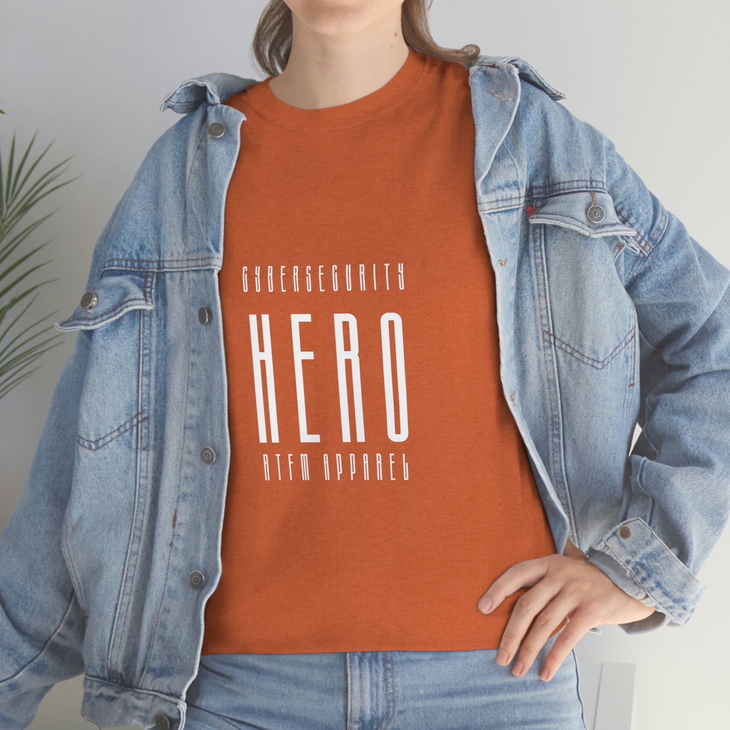 Cyber Security Hero - Unisex Heavy Cotton Tee - Funny, Humor, Perfect Gift