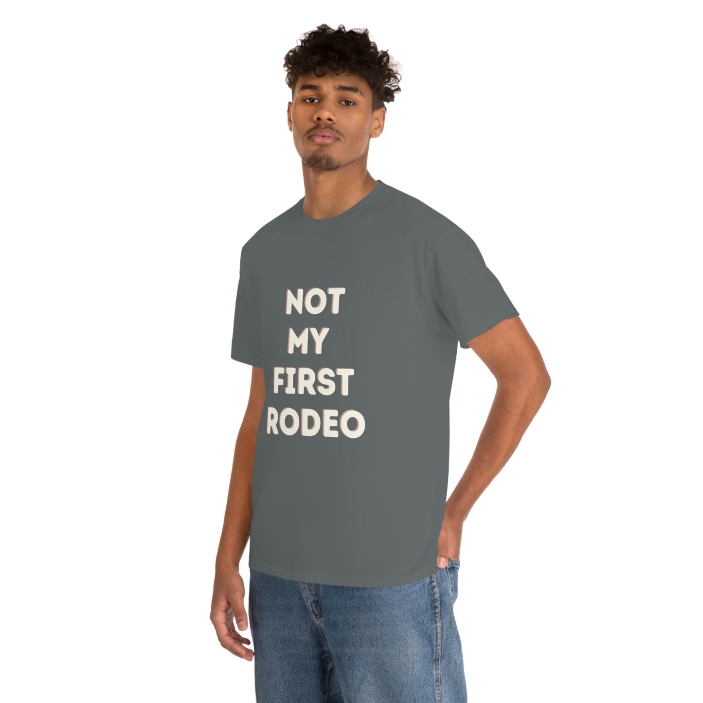 "Not My First Rodeo" Funny, Sysadmin, Geek, Gamer, Developer, Gift Cotton Tee